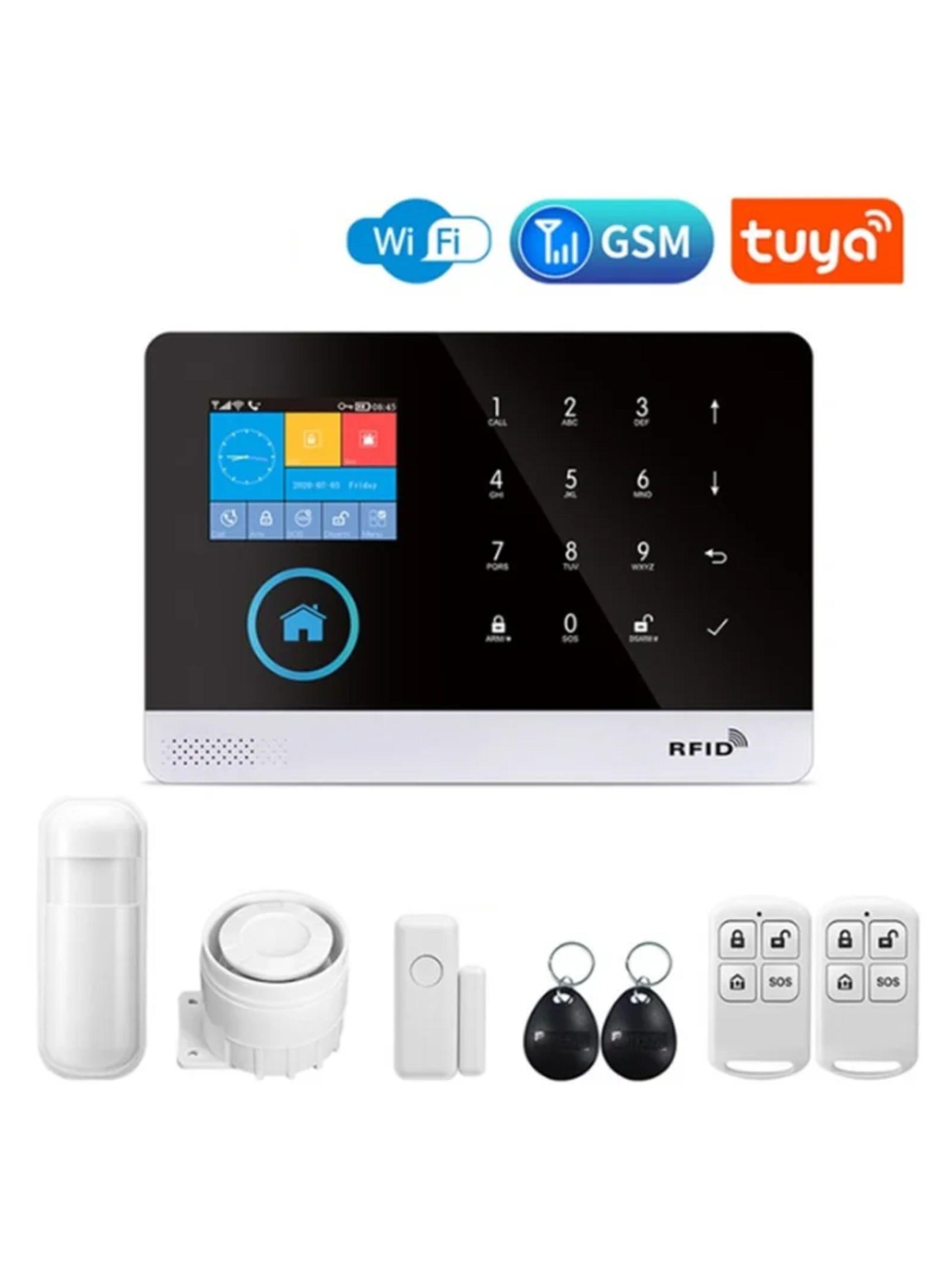 Kit Sistema De Alarma Wifi Tuya Smart / Amazon / Google Home-0