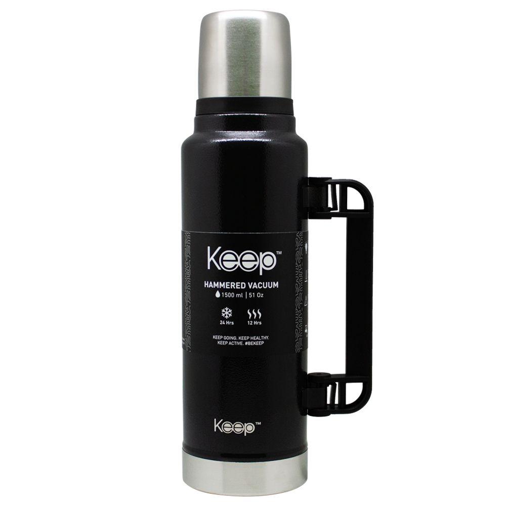 Termo Hammered 1.5L Keep Negro-3