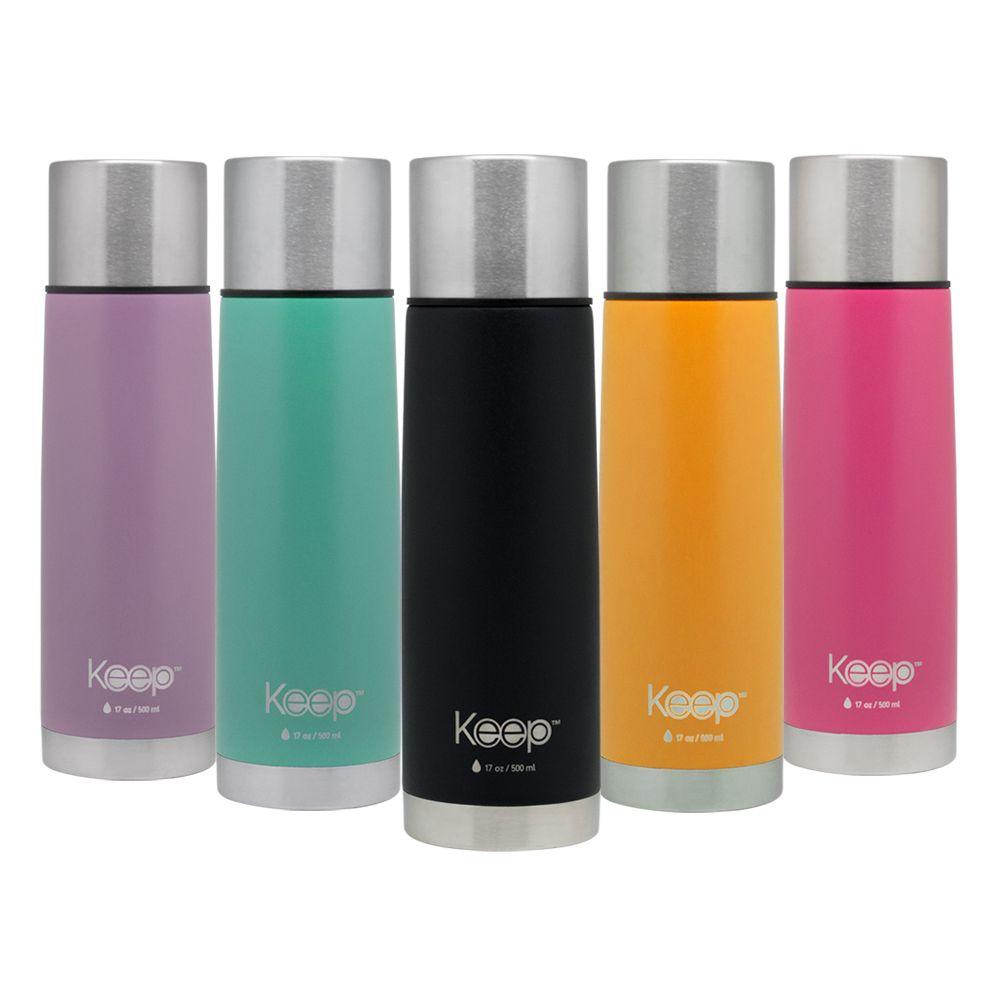Termo Bala 0.5L Rubber Keep Rosado-2