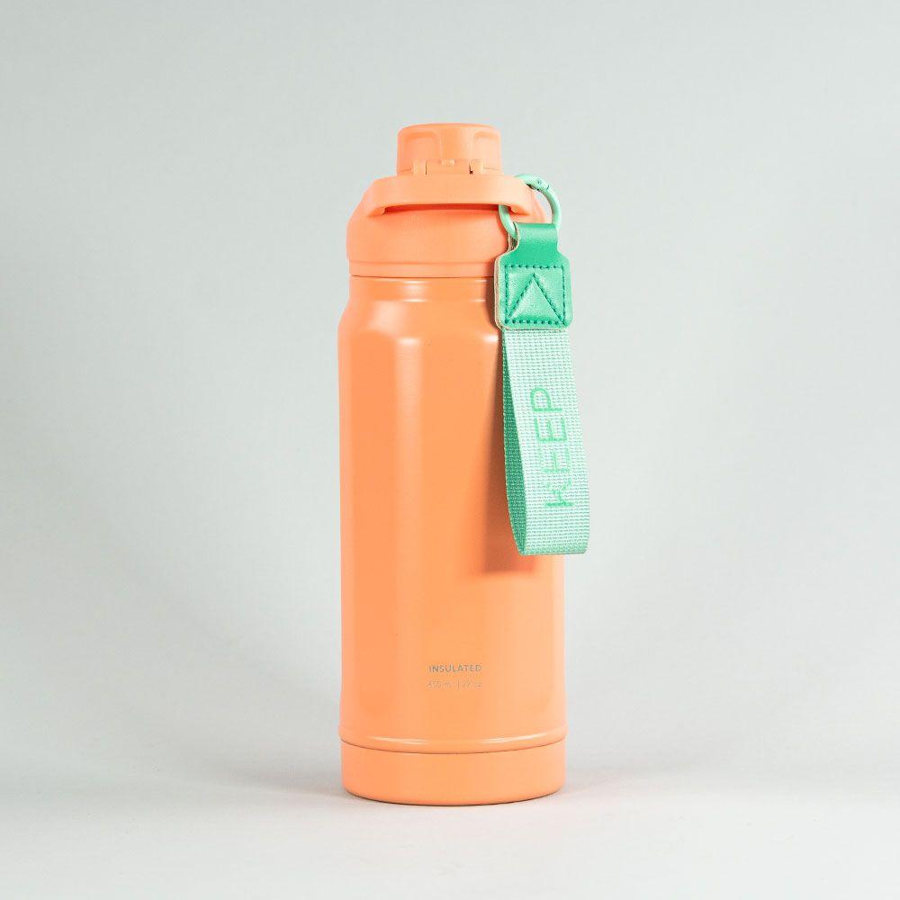 Botella Insulada Strap 650ml Keep Coral-3