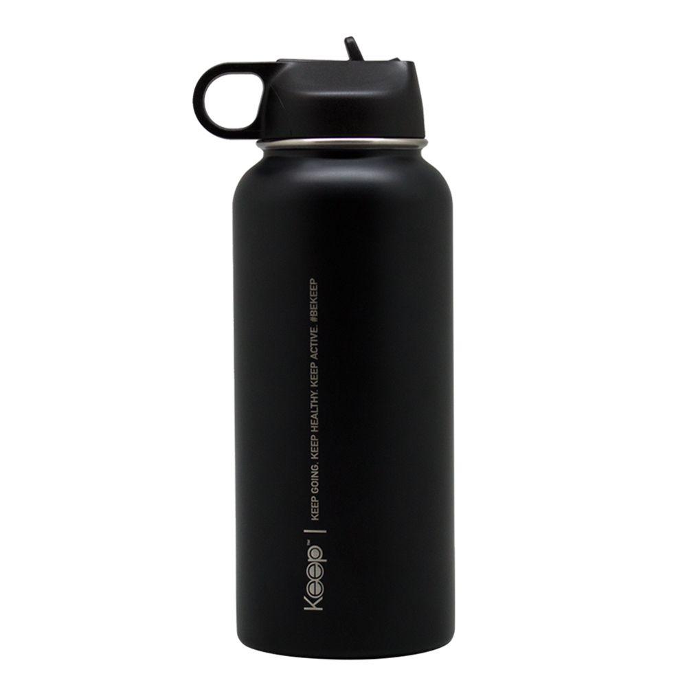 Botella Insulada 1L Keep Negro-0