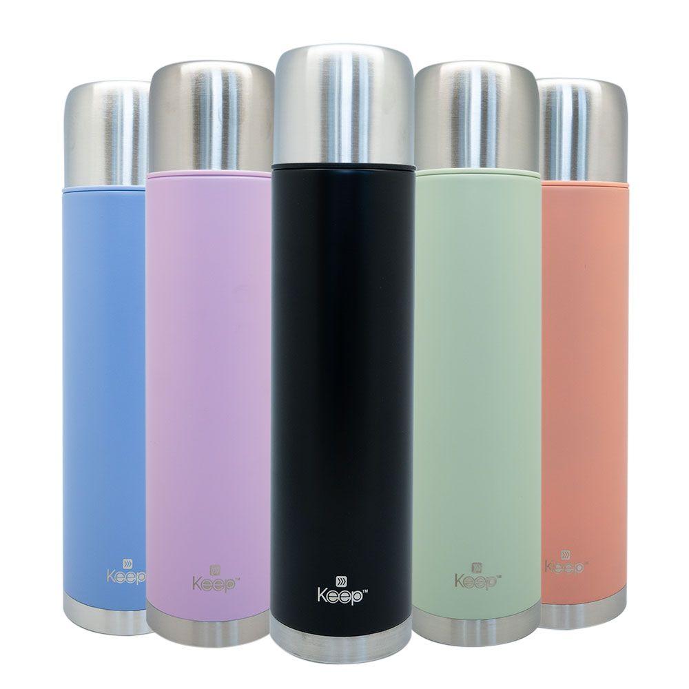 Termo Bala 1.0L Rubber Keep Rosado-4