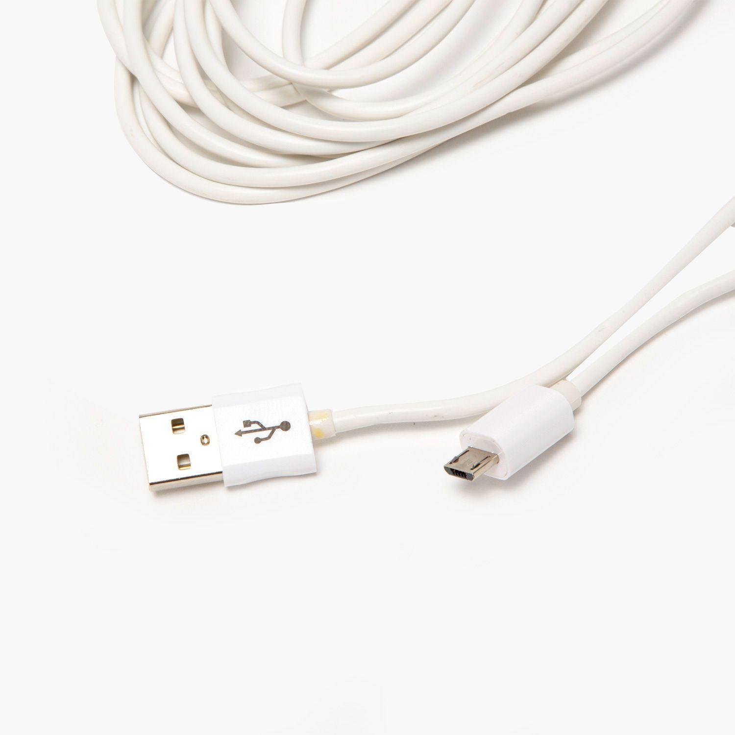 Cable Micro USB 3M White CC3315-2