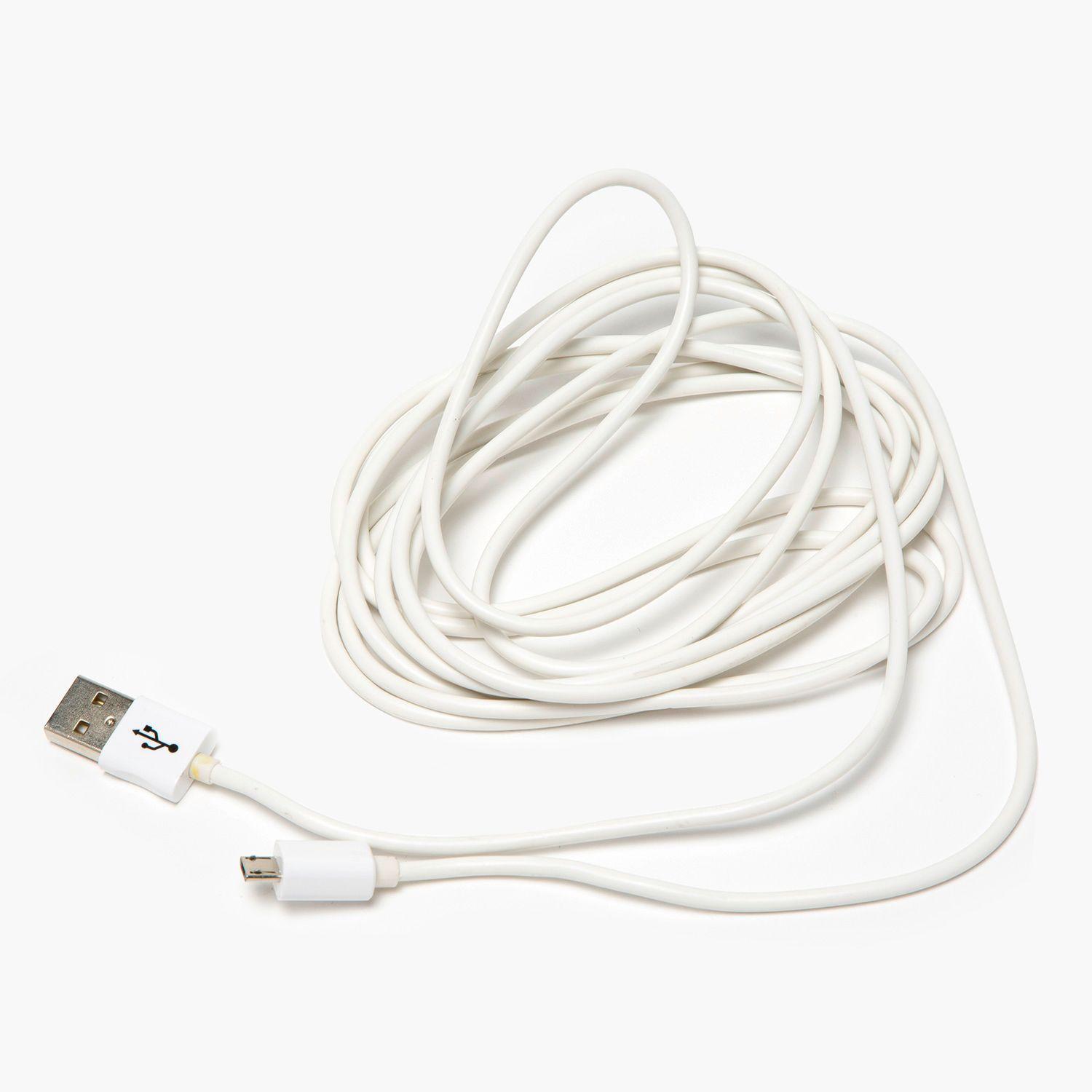 Cable Micro USB 3M White CC3315-3