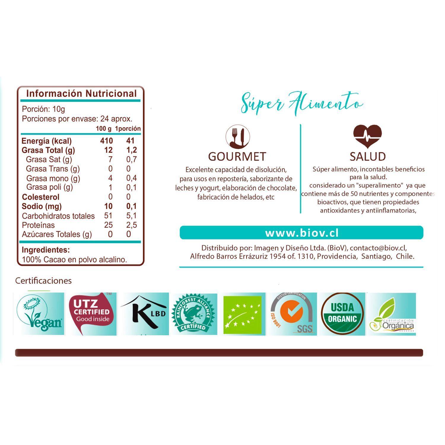 Cacao alcalino puro 240gr-4
