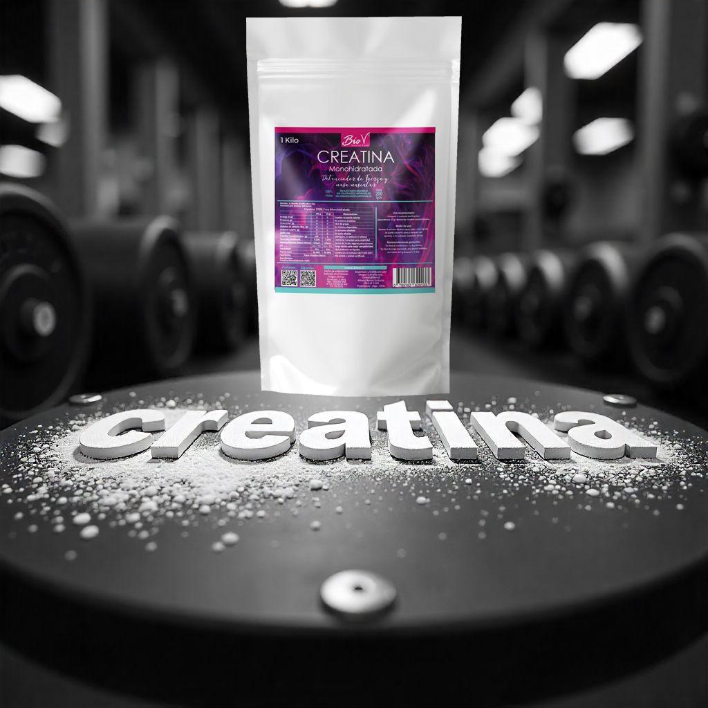 Creatina Monohidratada 1kg – Polvo Puro BioV Suplemento Deportivo y Energía Muscular-4
