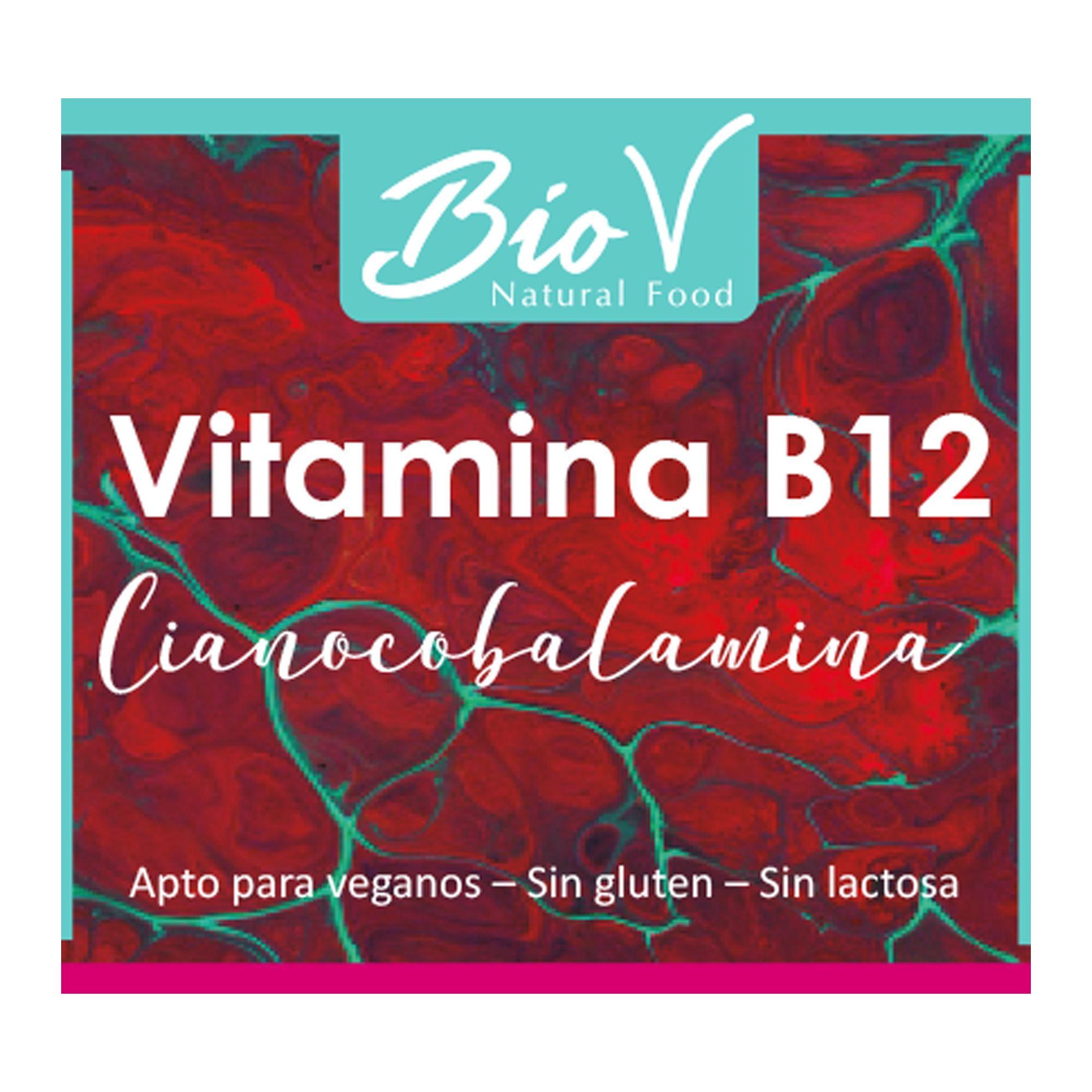 Vitamina B12 BioV Cianocobalamina Pura en Polvo Pack 2x50g (100g Total) – Alta Potencia-1