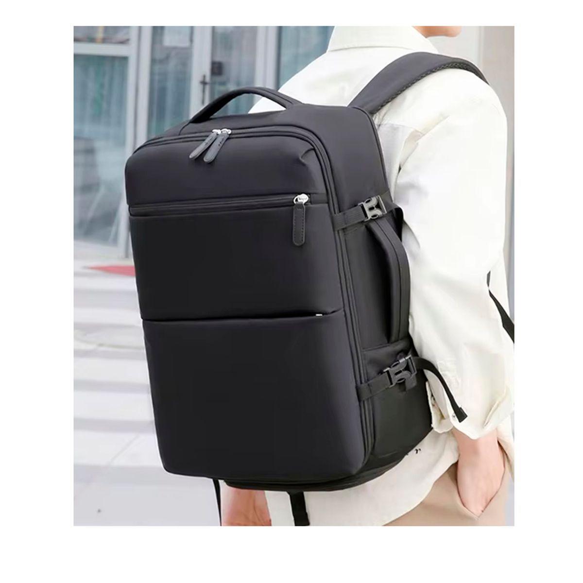 Mochila De Viaje Cabina Avión Original Viral TikTok 40L - Impermeable, Unisex, Con USB y Compartimen-2