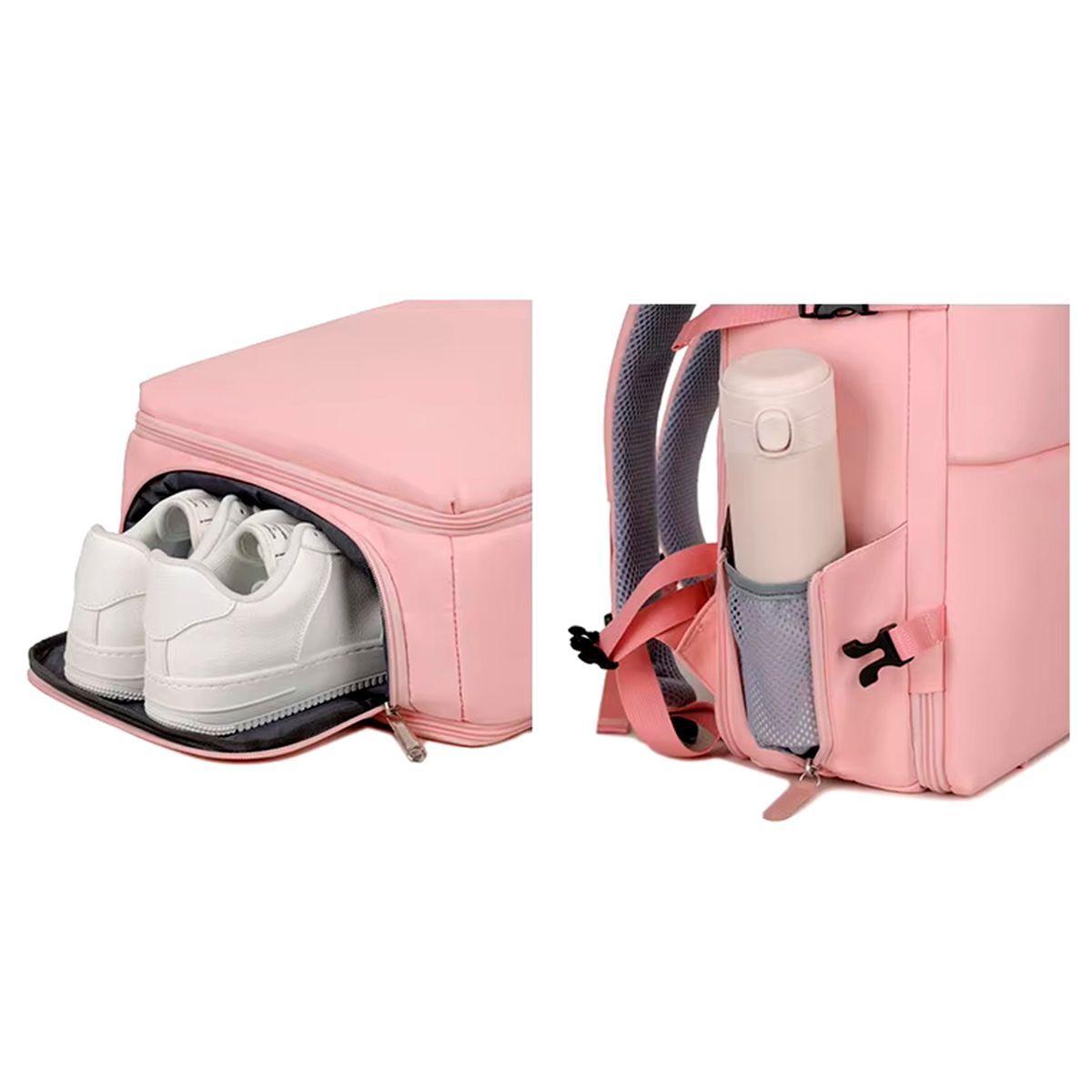 Mochila De Viaje Cabina Avión Original Viral TikTok 40L - Impermeable, Unisex, Con USB y Compartimen-7
