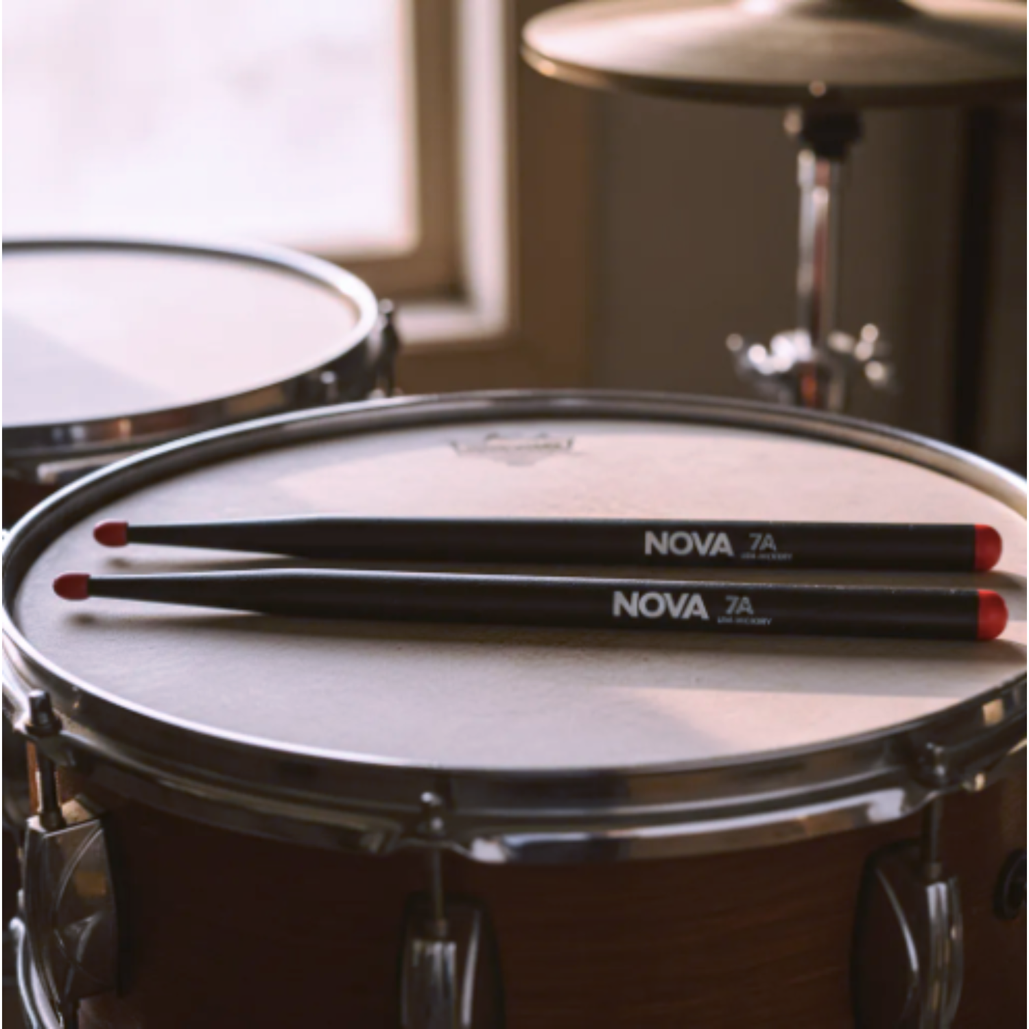 Baquetas Vic Firth Nova N7AN 7A Punta Nylon Negras-3
