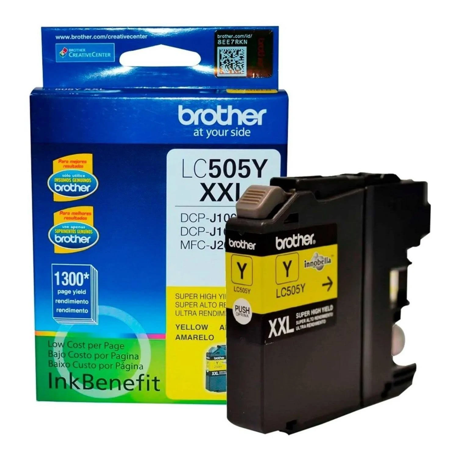 Cartucho de Tinta LC-505Y Extra alto rendimiento Amarillo-2