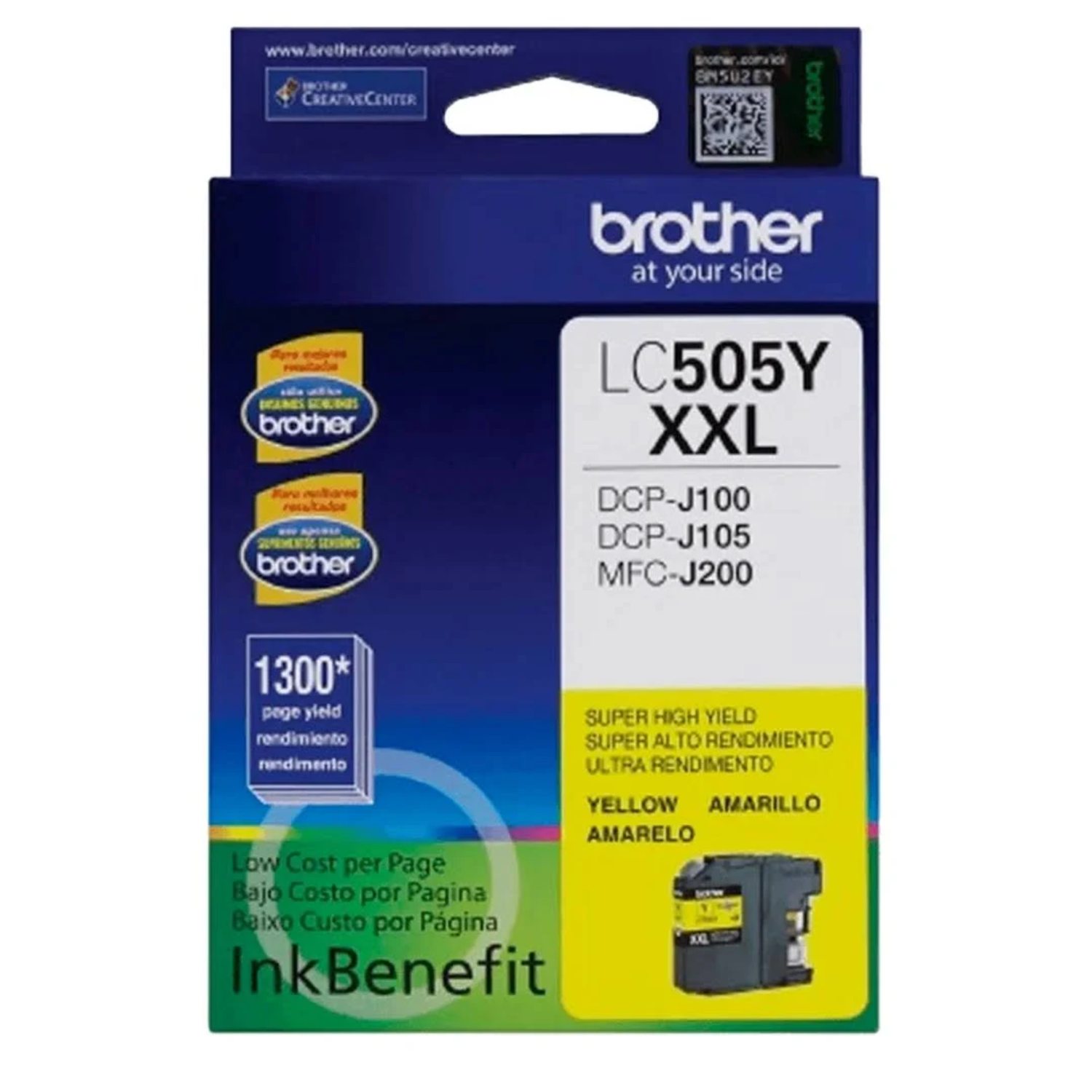 Cartucho de Tinta LC-505Y Extra alto rendimiento Amarillo-3