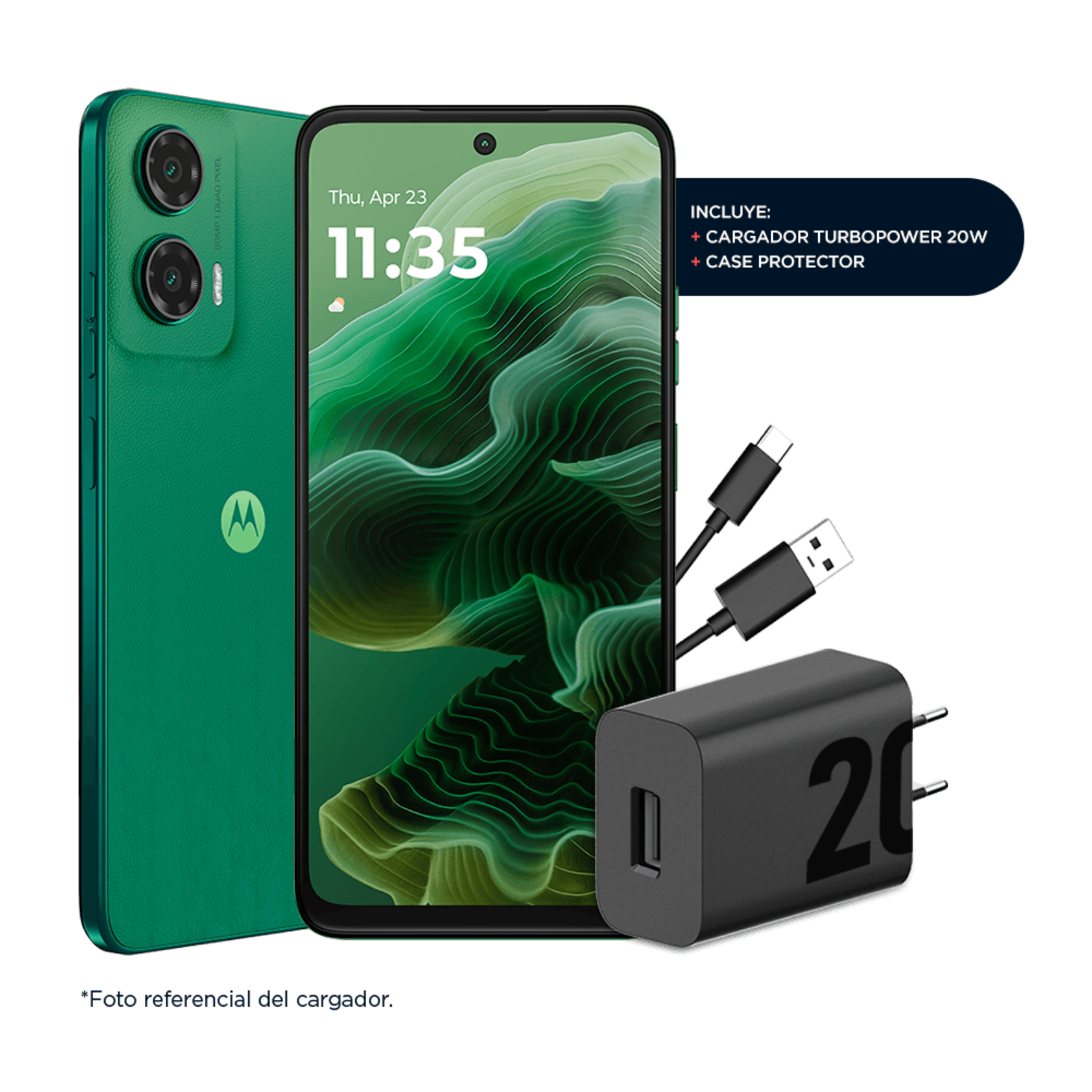 Smartphone Moto G35 5G 4GB 256GB Verde 6.72"-2