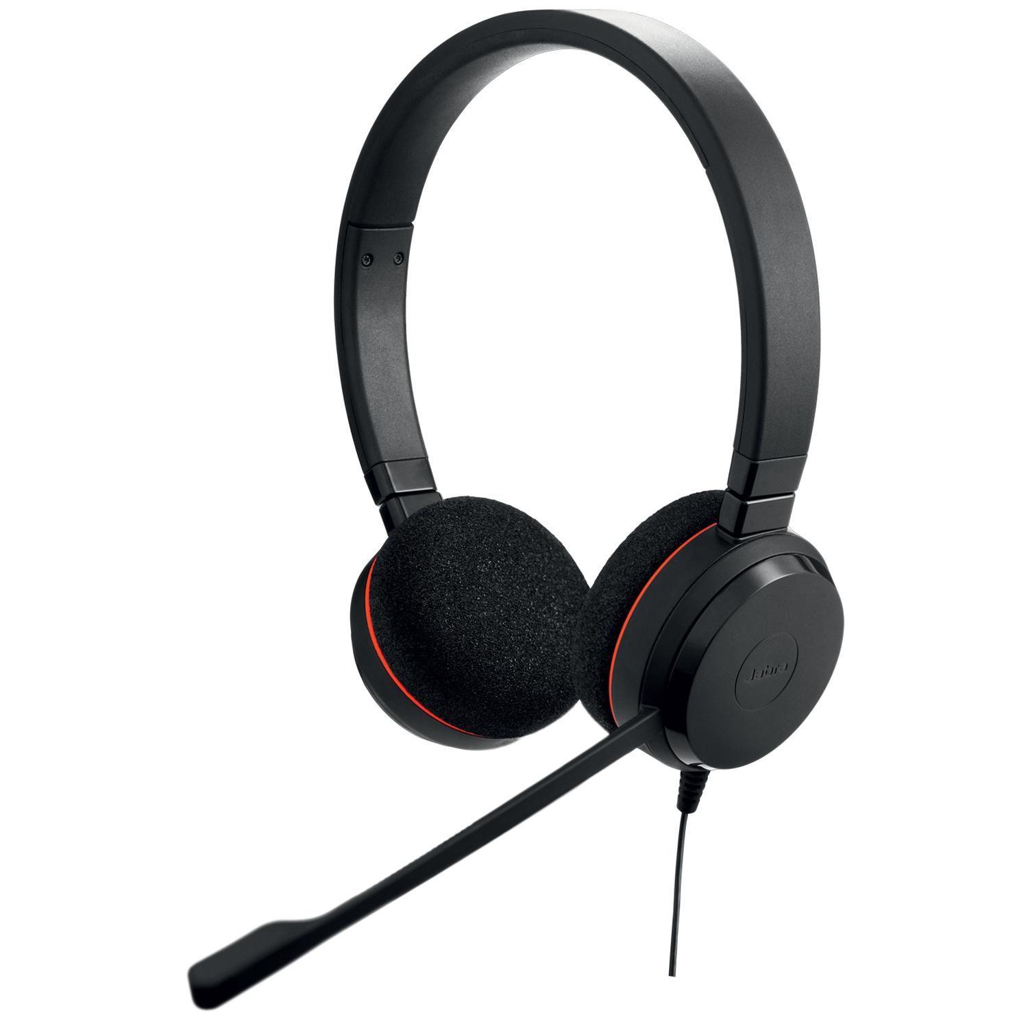 Audífonos Teletrabajo Jabra Evolve20 UC Duo Negro-0