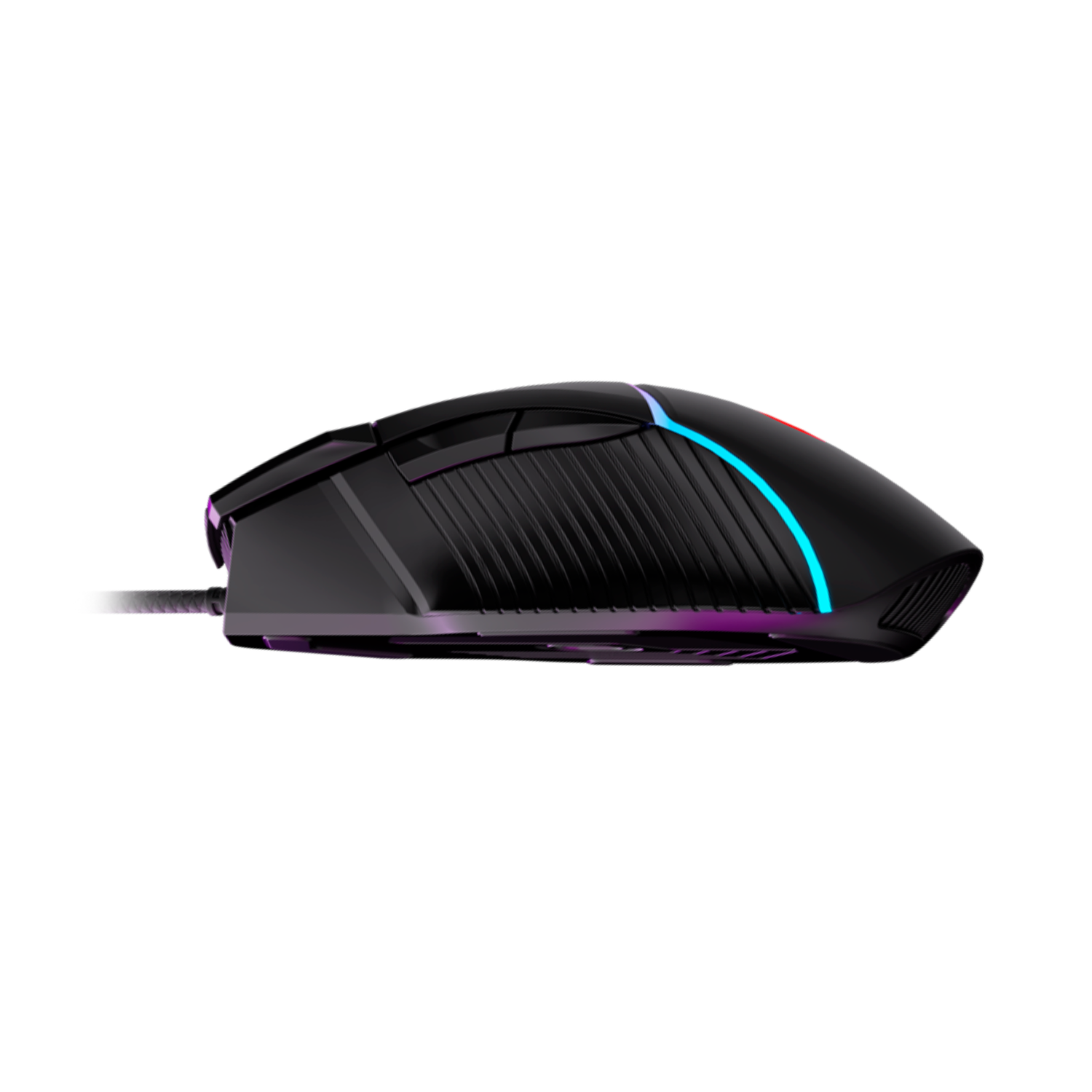Mouse Gamer Gladius12800P 8 Botones RGB PMO-103 Negro-2
