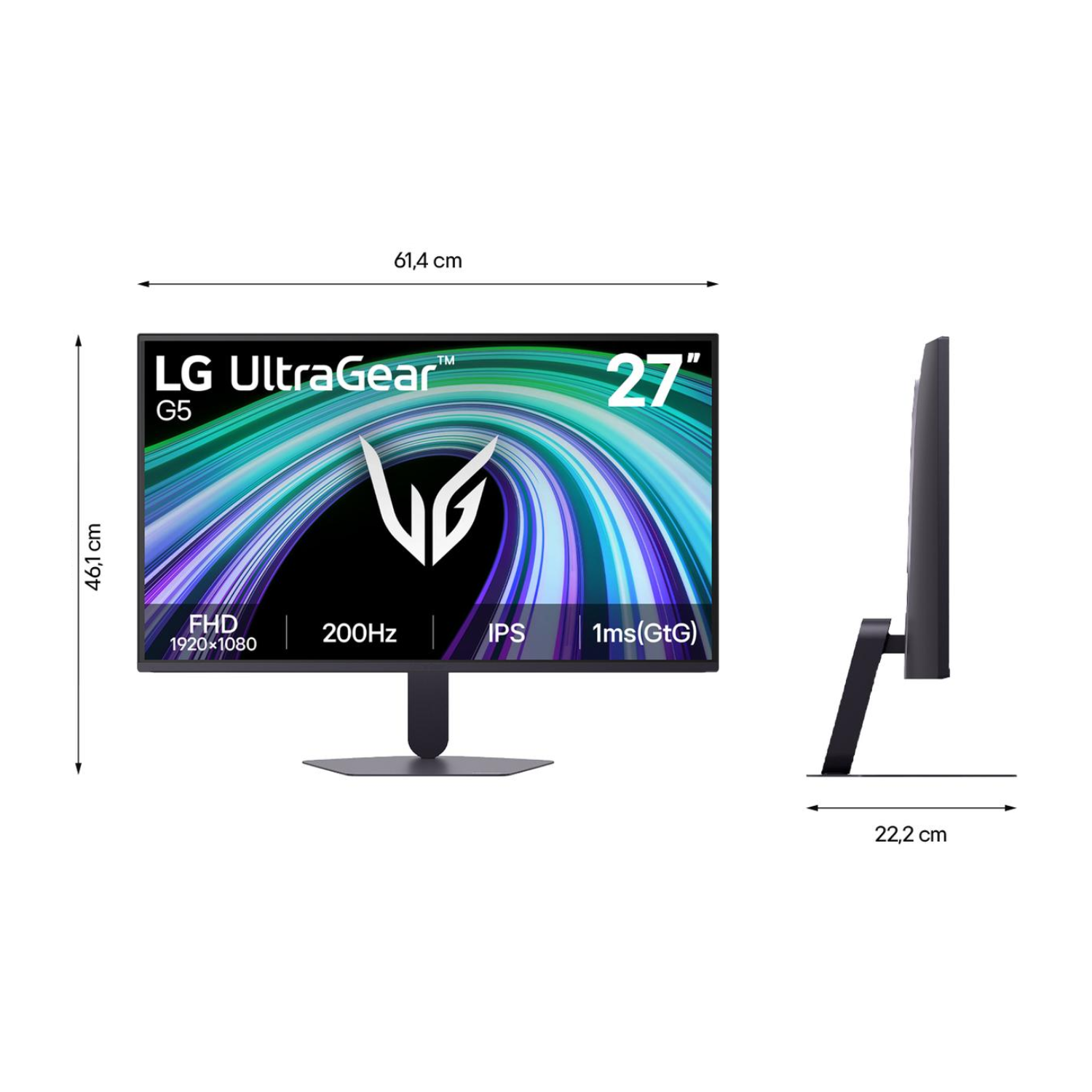 Monitor Gamer LG UltraGear 27" FHD 200Hz IPS 1ms-4