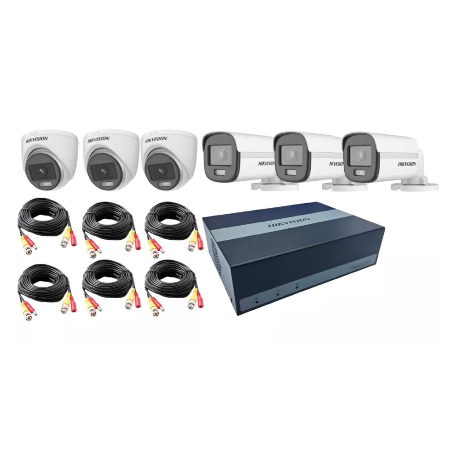 EDVR 8CH 3*2MP IR Bullet + 3*2MP IR Turret Incl SSD 480GB-0