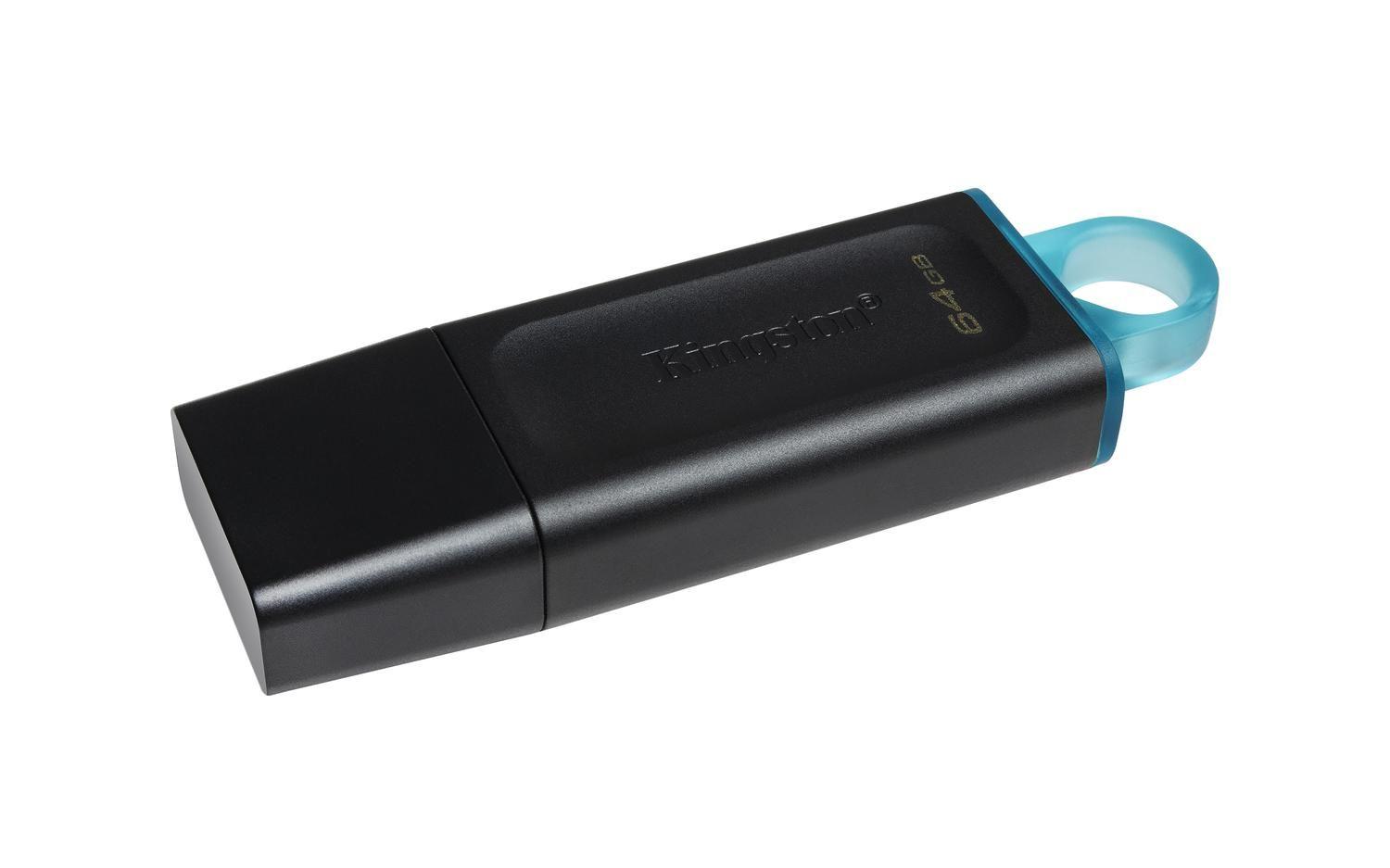 Pendrive DataTraveler Exodia USB 64 GB USB tipo A Negro y Turquesa-3