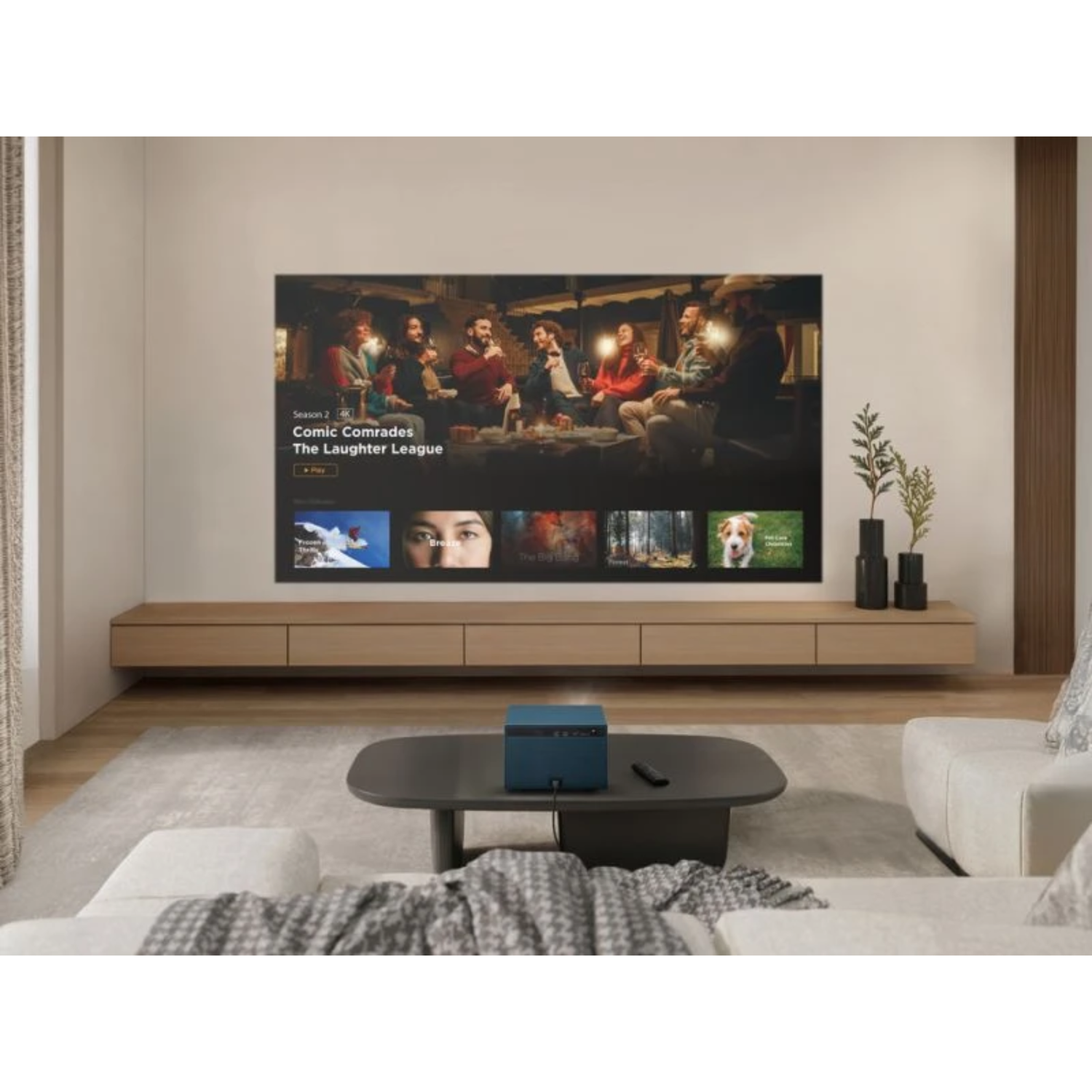 Proyector Smart LED LX60HD 1080p con Google TV-6