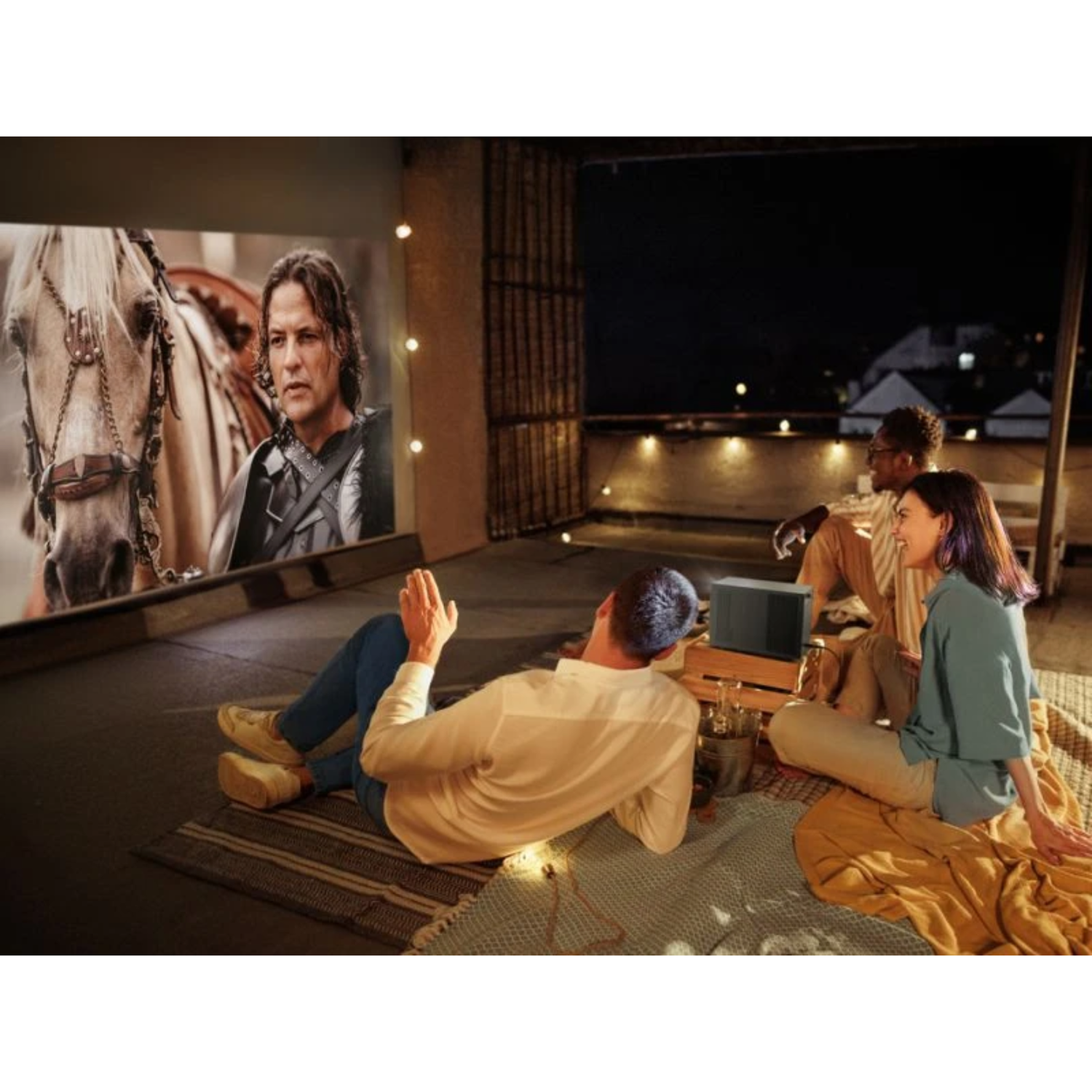 Proyector Smart LED LX60HD 1080p con Google TV-7
