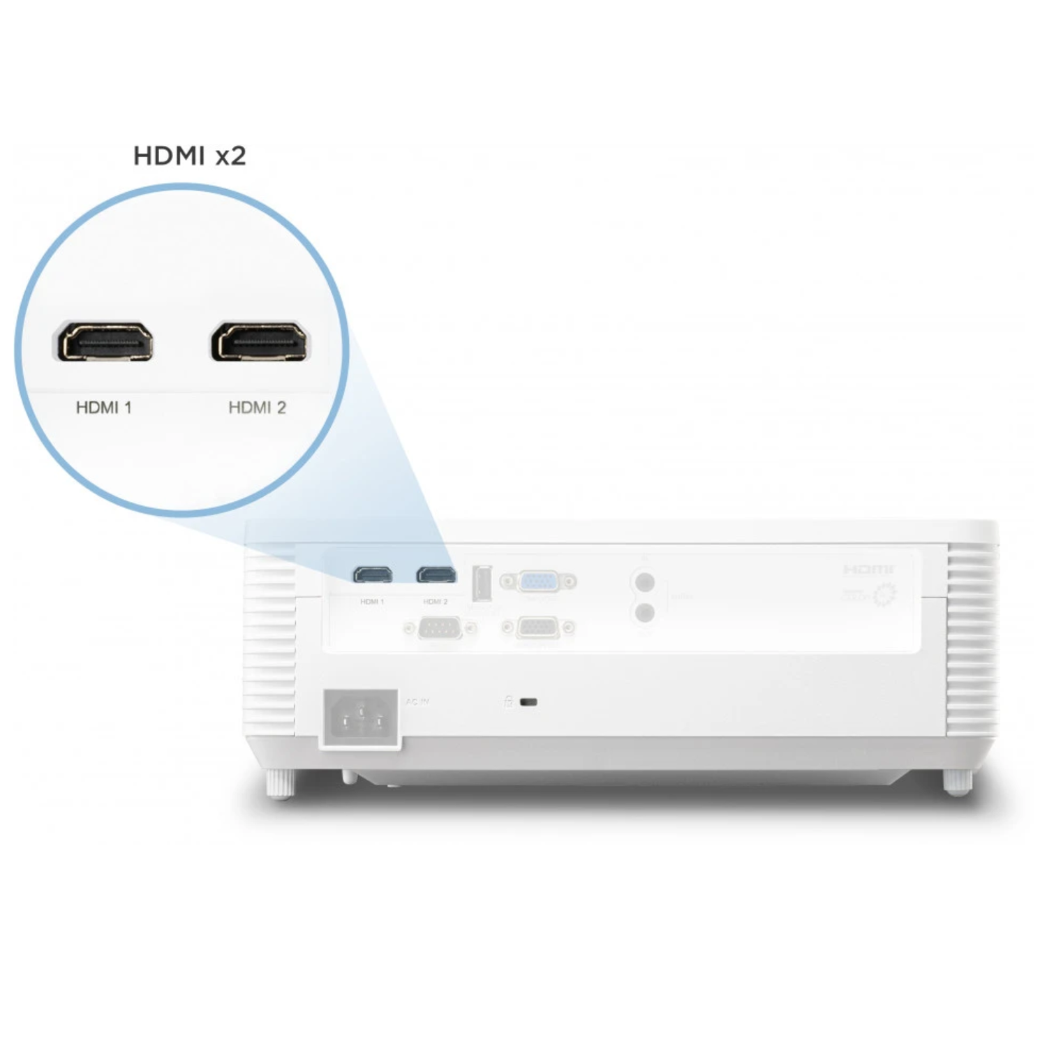 Proyector de alcance estándar PA700S 4500 lúmenes ANSI SVGA Blanco-4