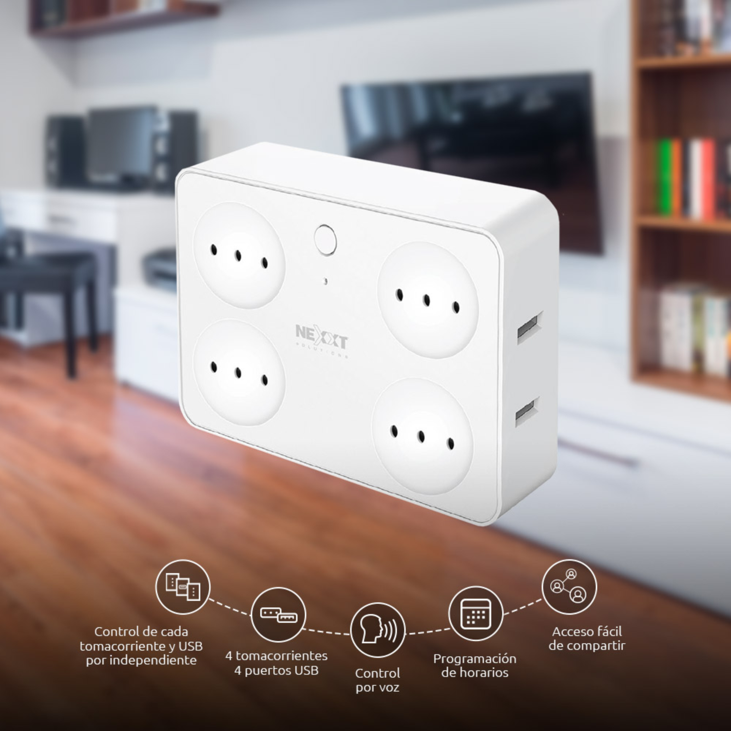 Enchufe inteligente Wi-Fi 220V - Chile-3