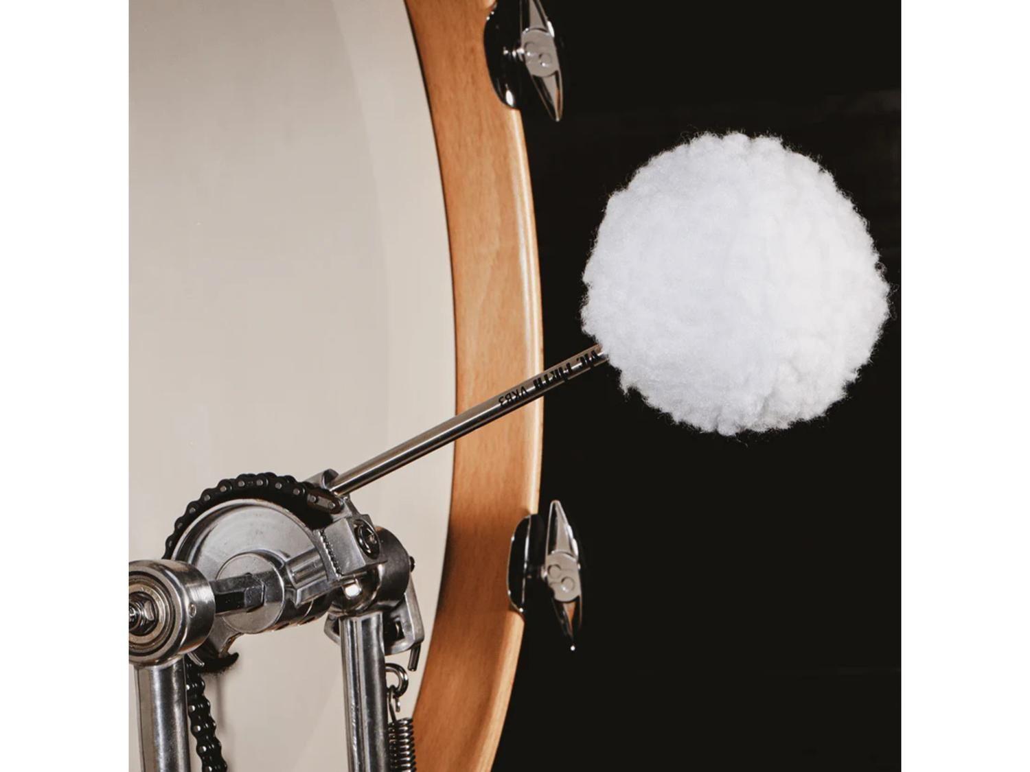 Mazo para pedal bombo felpa c/ vellon-2