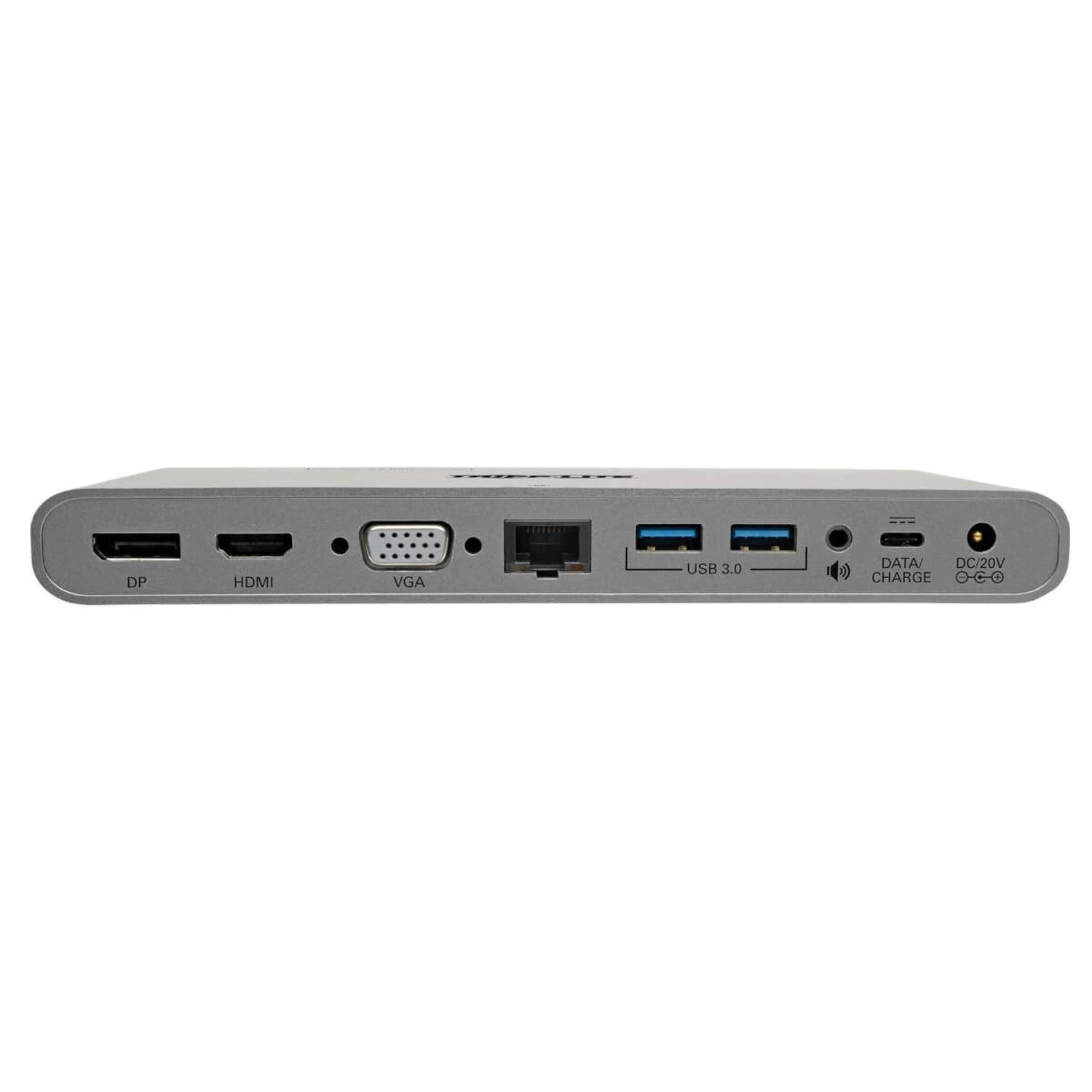 Docking Station Tripplite Ultra HD 4K DP HDMI VGA USB A/C-7