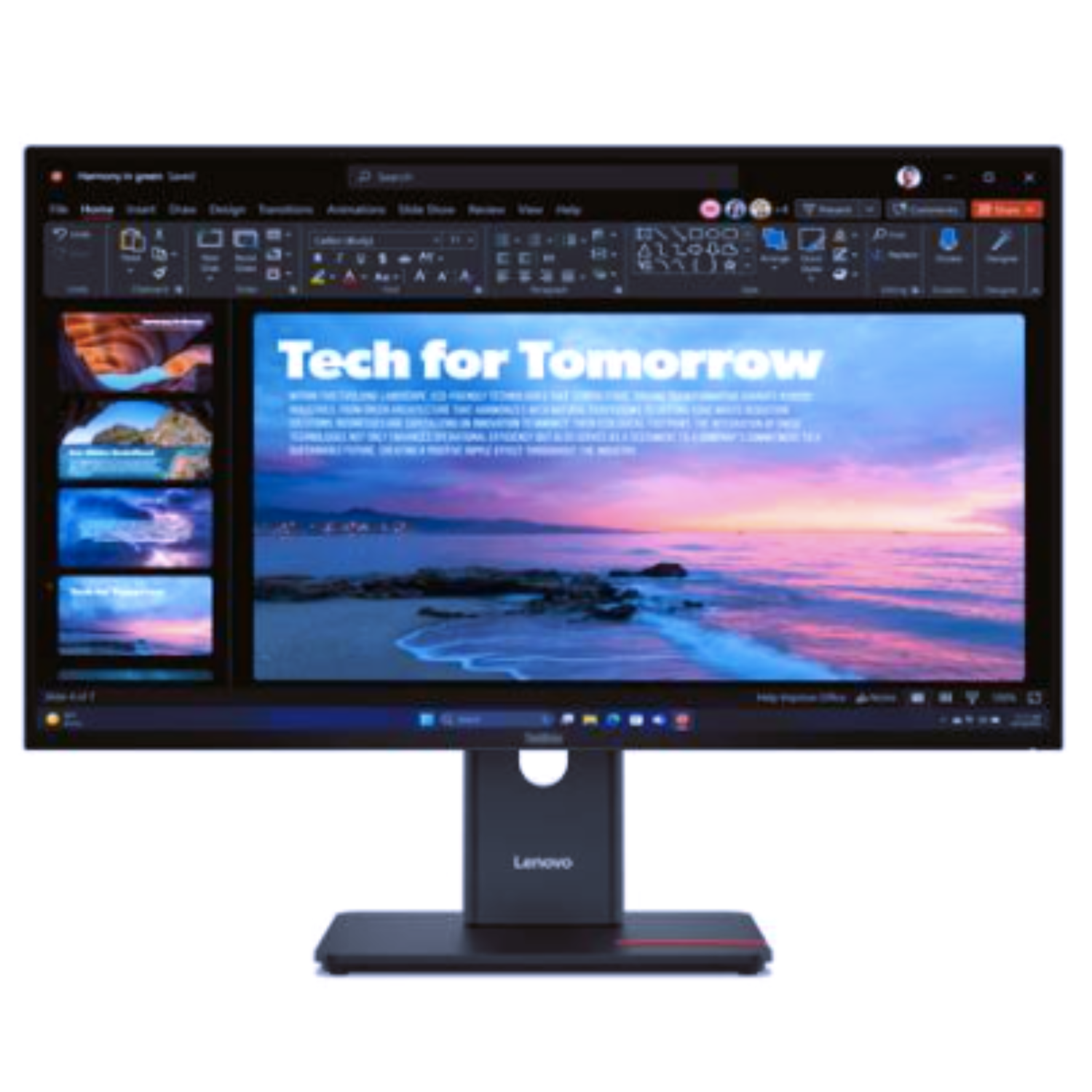 Monitor Lenovo T27QD-40 27" QHD IPS 120Hz USB-C 100W-0