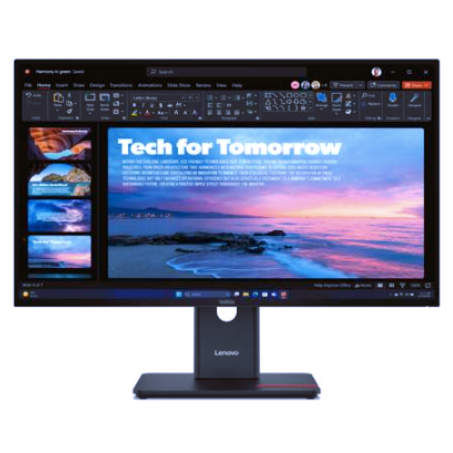 Monitor Lenovo T27QD-40 27" QHD IPS 120Hz USB-C 100W-3
