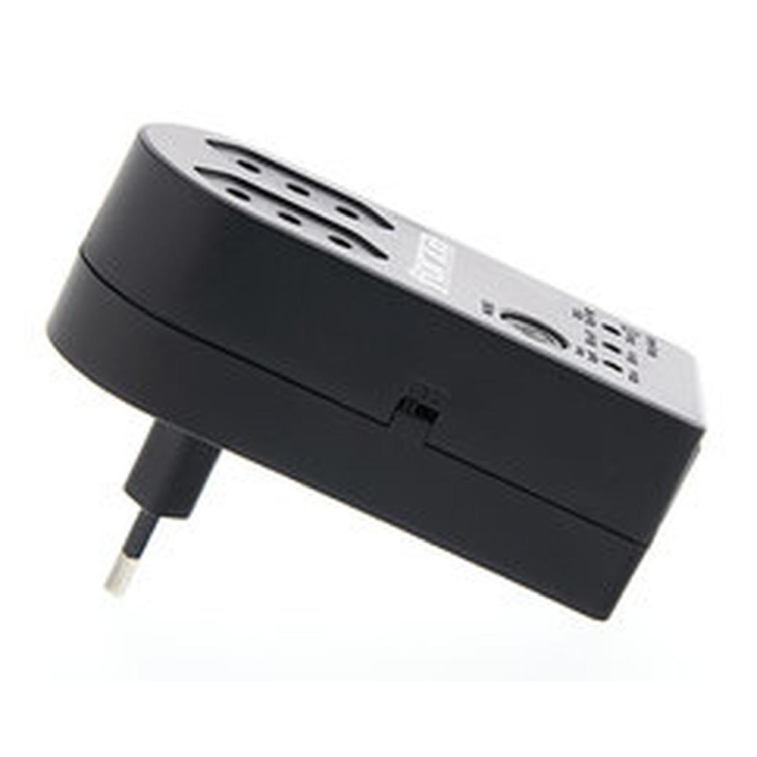 Protector de Voltaje 2 tomas CAP 1500W giratorio negro-3