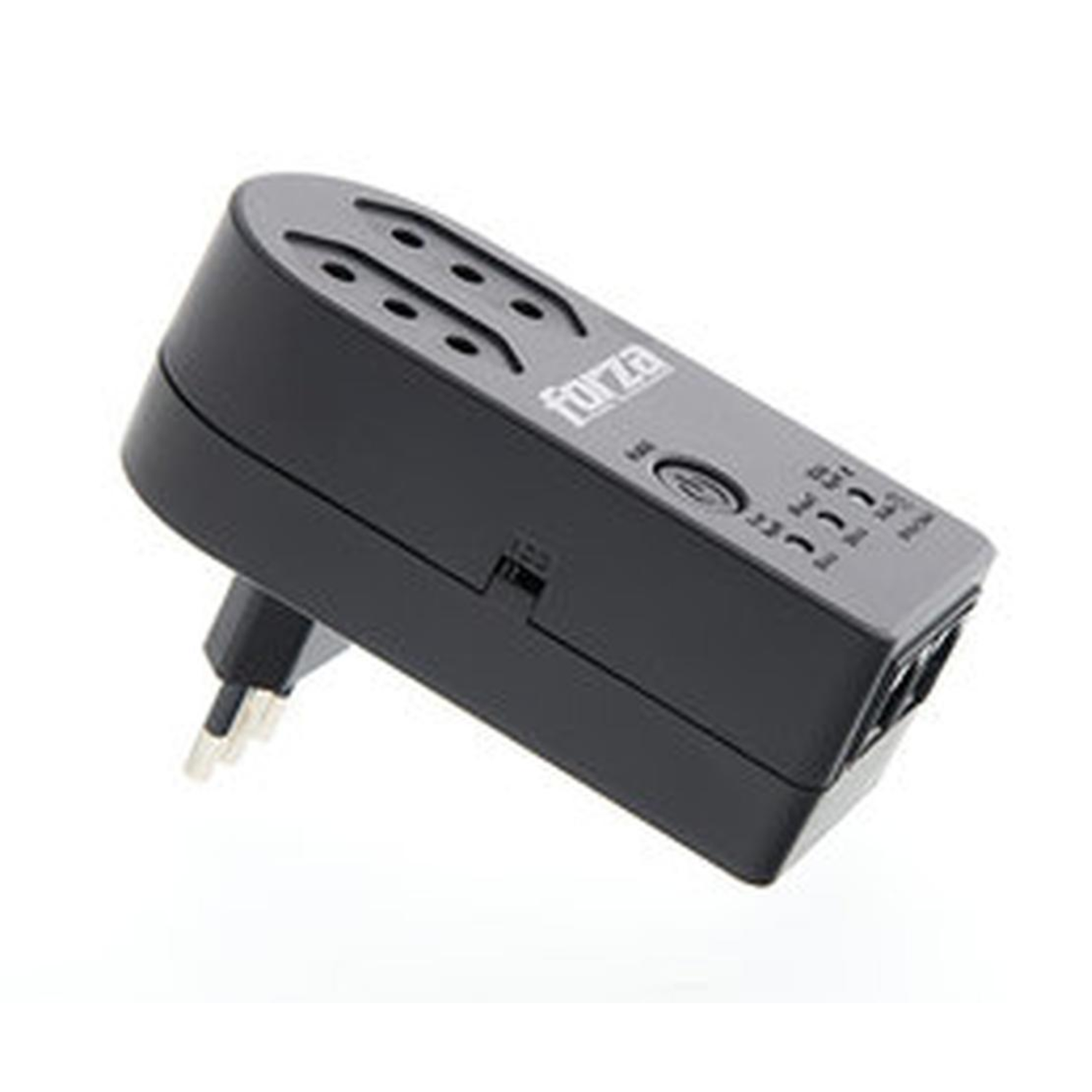 Protector de Voltaje 2 tomas CAP 1500W giratorio negro-4