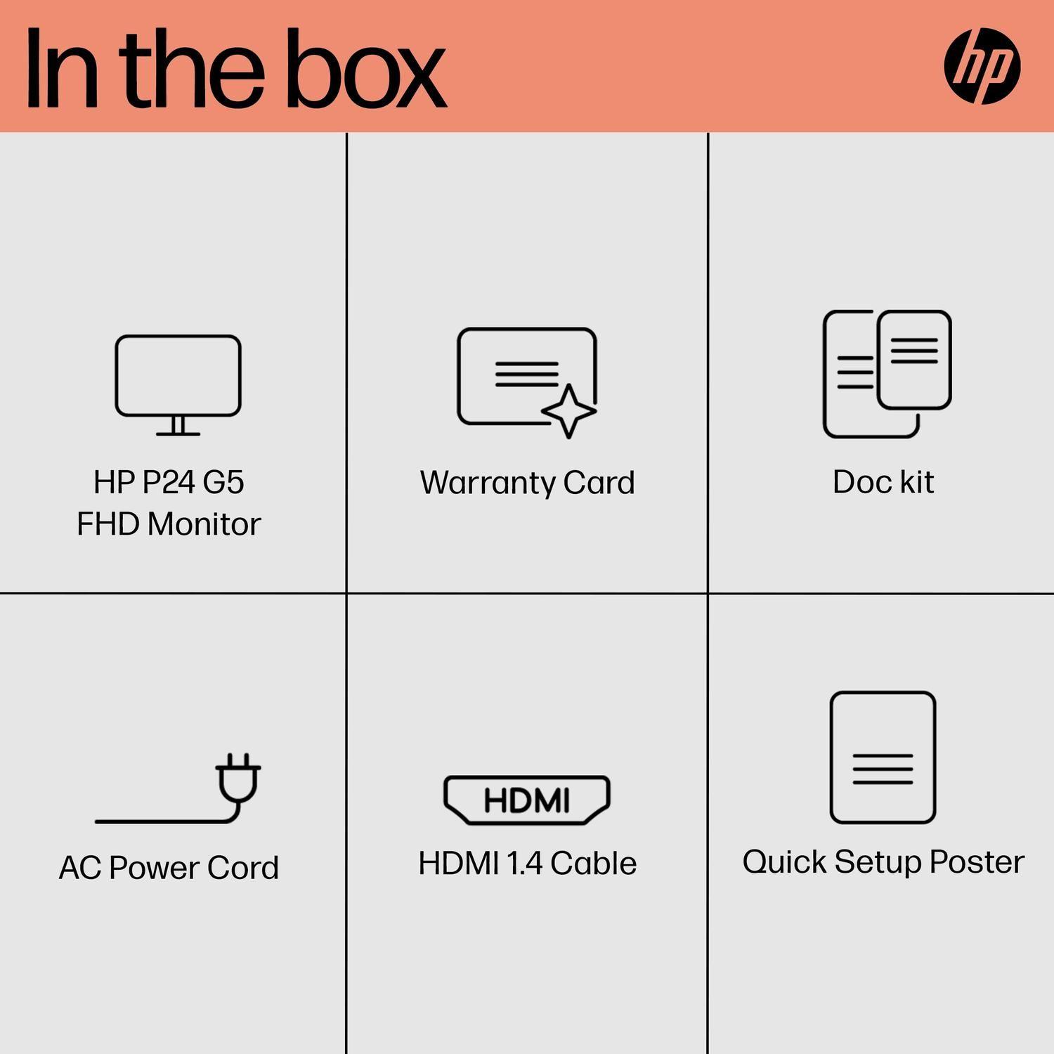 Monitor HP P24 G5 1920 x 1080 Full HD 23.8"-8