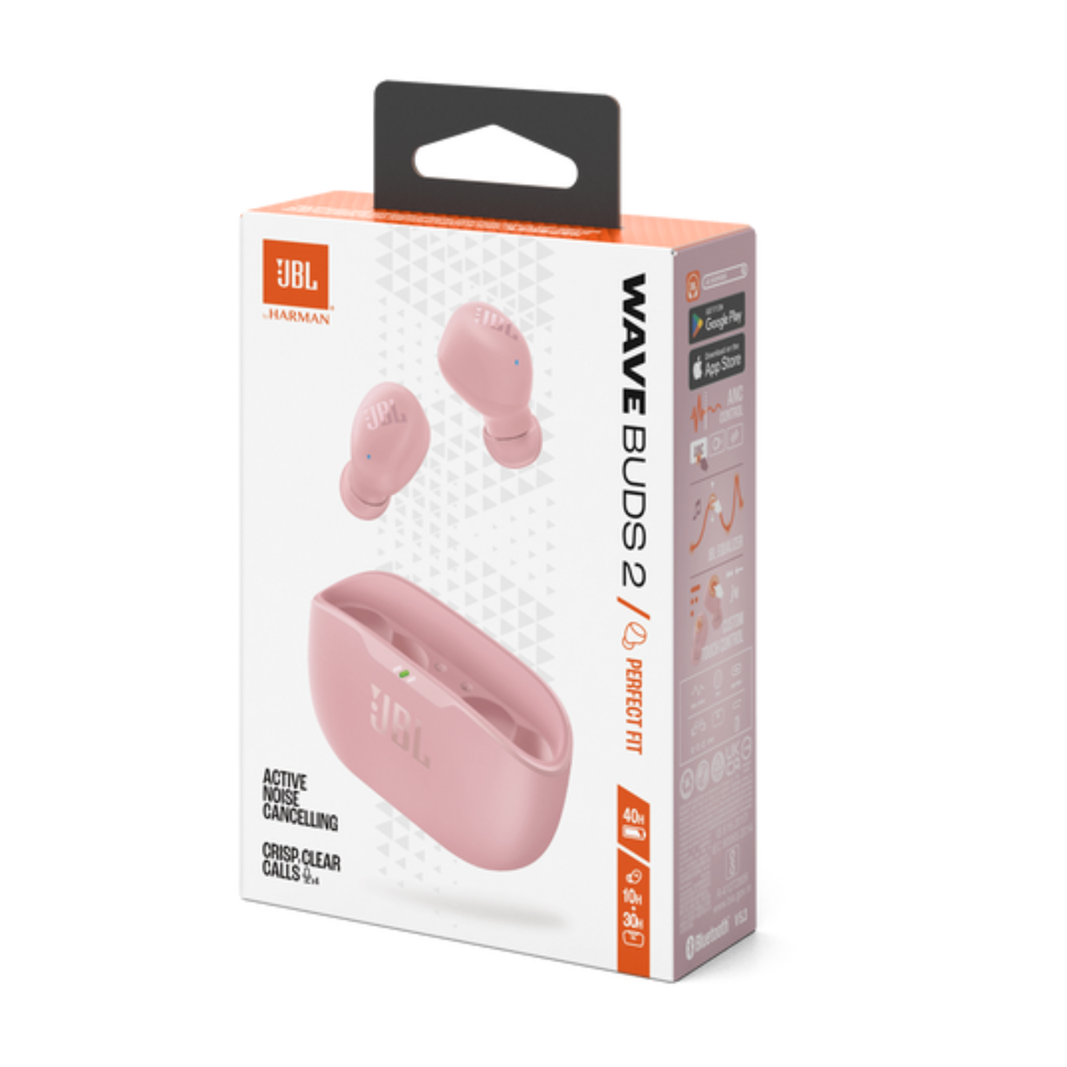 Audífonos Inalámbricos JBL Wave Buds 2 Rosa-8