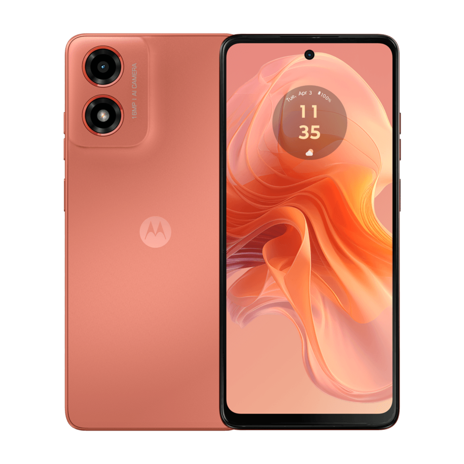 Smartphone Moto G04s 4GB 128GB 6.6" Naranja Amanecer-0