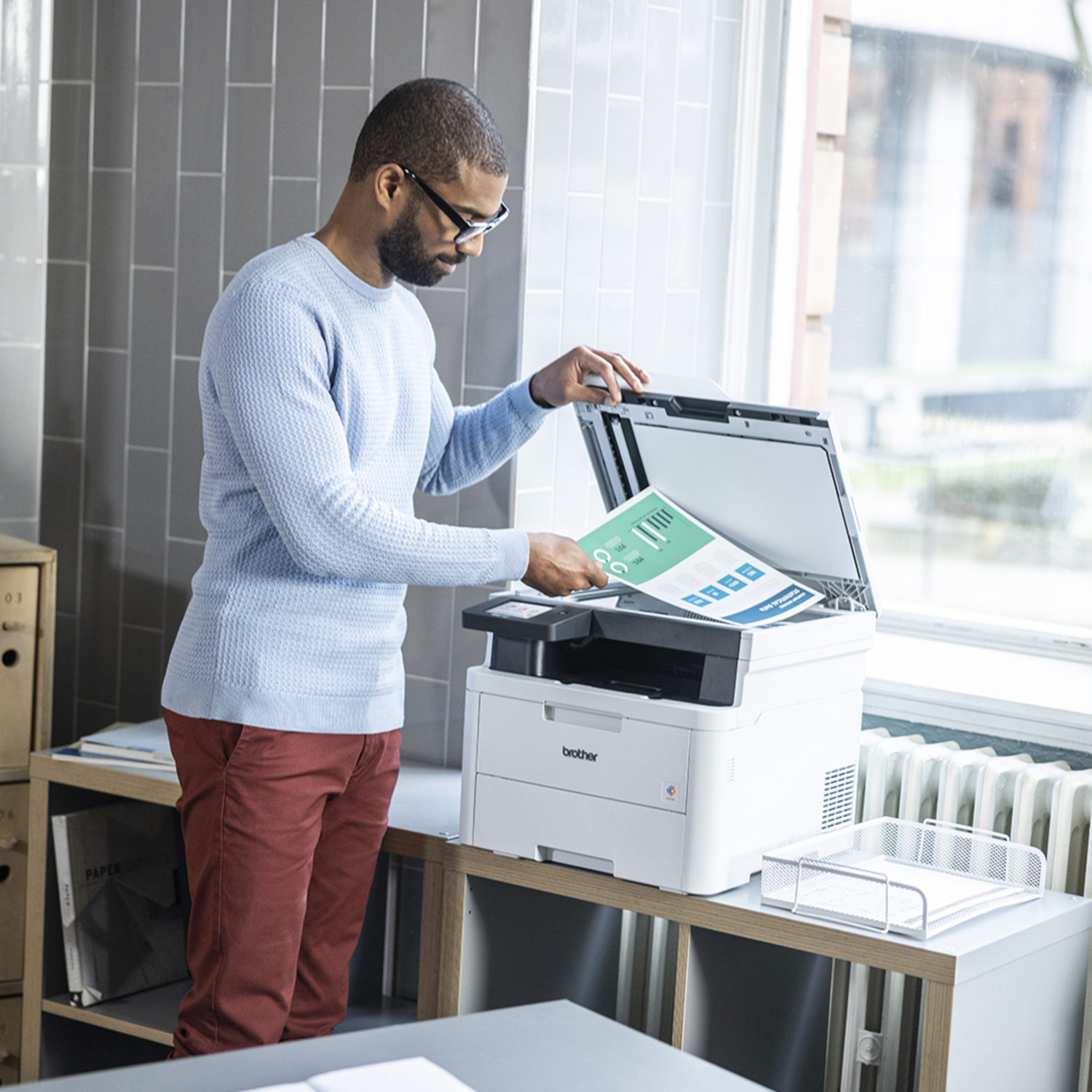 Impresora Multifuncional DCP-L3560CDW Color WiFi-4