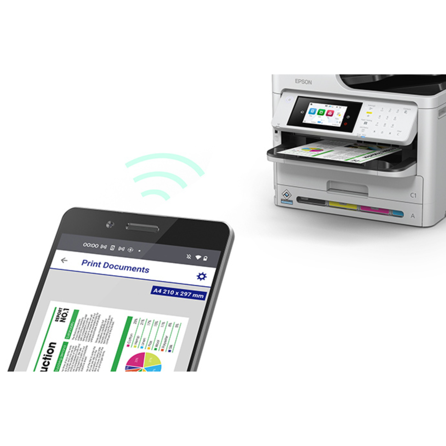 Impresora Multifuncional WorkForce Pro WF-C5890 Color WiFi-5