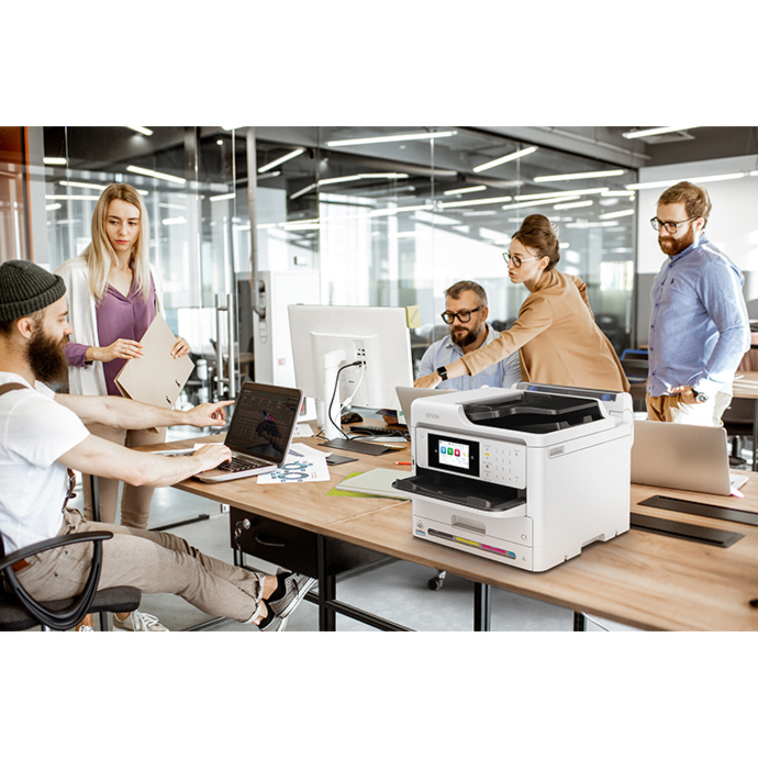 Impresora Multifuncional WorkForce Pro WF-C5890 Color WiFi-5
