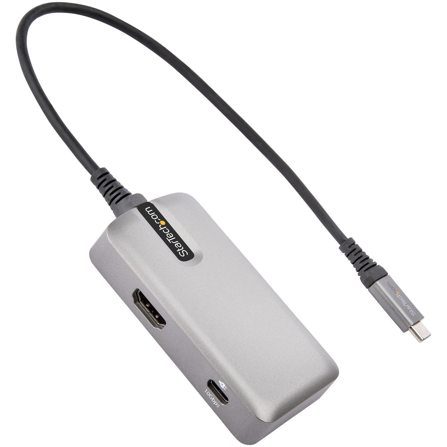 Mini Docking Station USB-C a HDMI 2.0 4K USB de 3 Puertos-2
