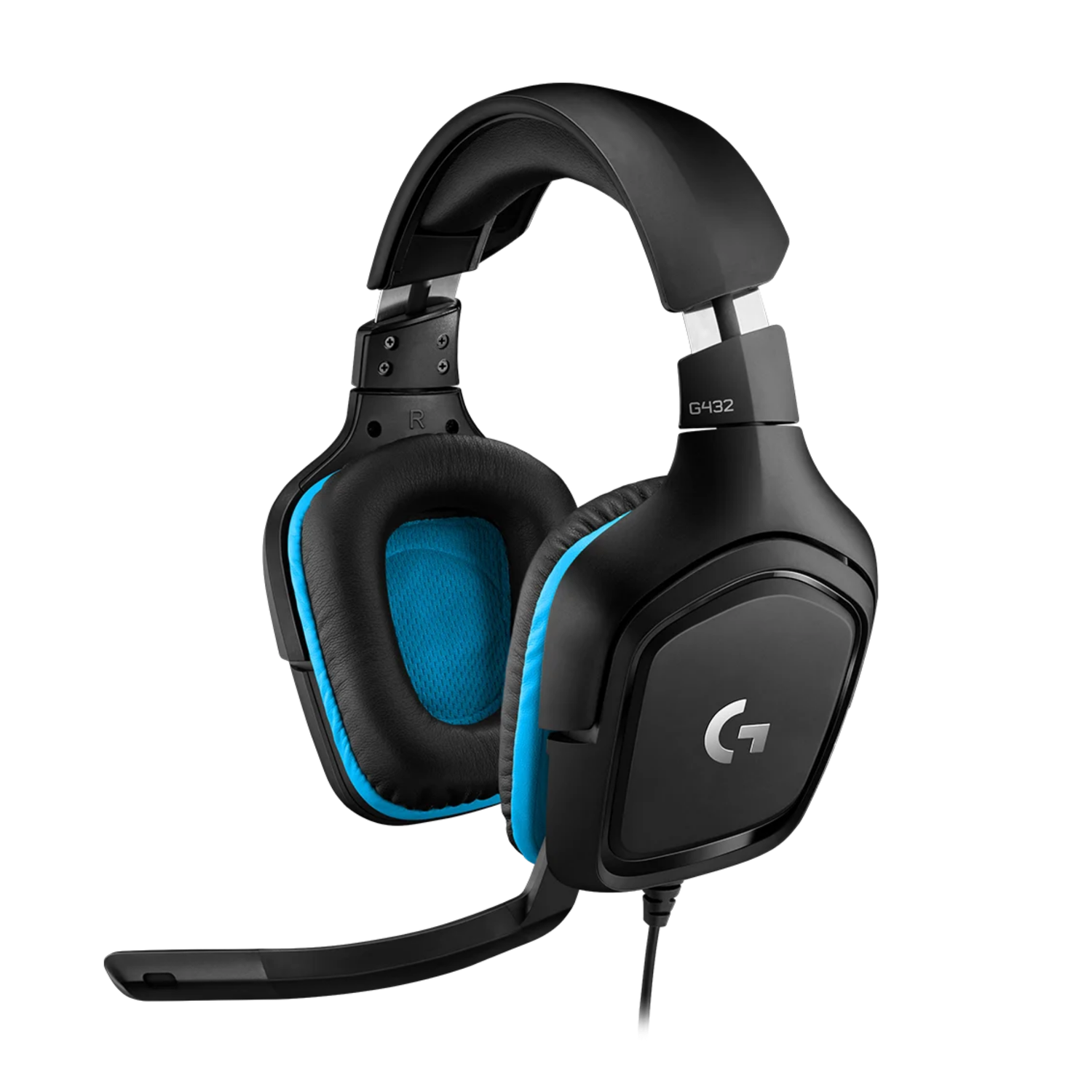 Audífonos Diadema Gamer Logitech G432 Alámbrico Negro-2