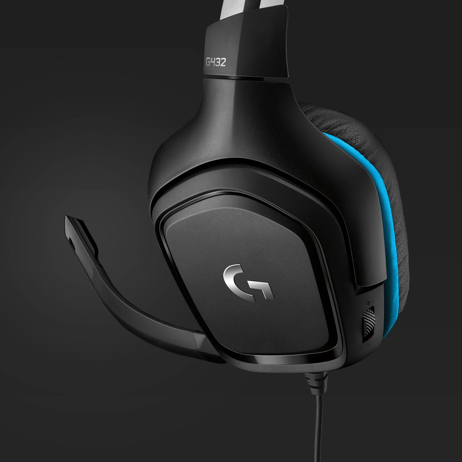 Audífonos Diadema Gamer Logitech G432 Alámbrico Negro-4
