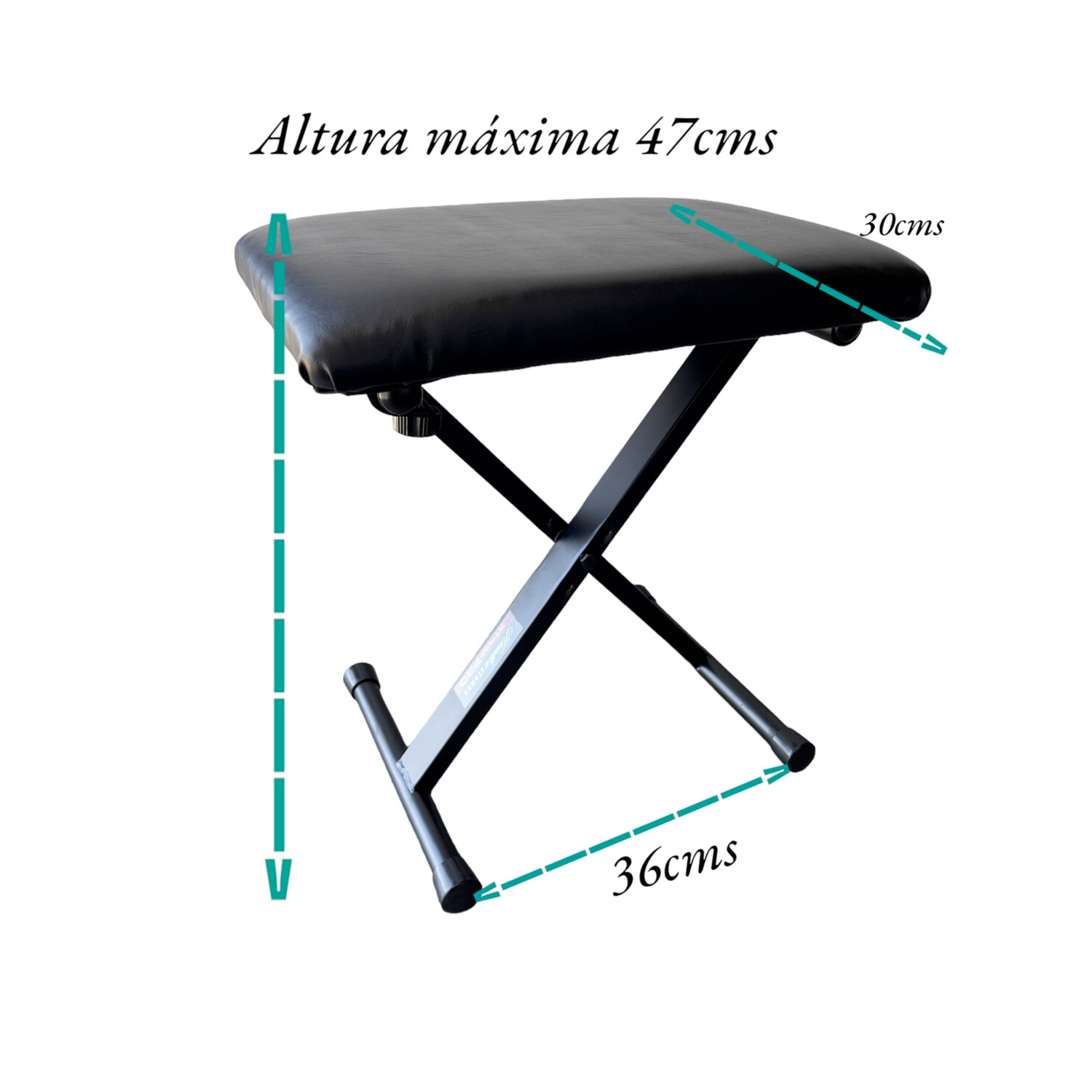 Banqueta Teclado Ajustable HAMILTON KB500K-4