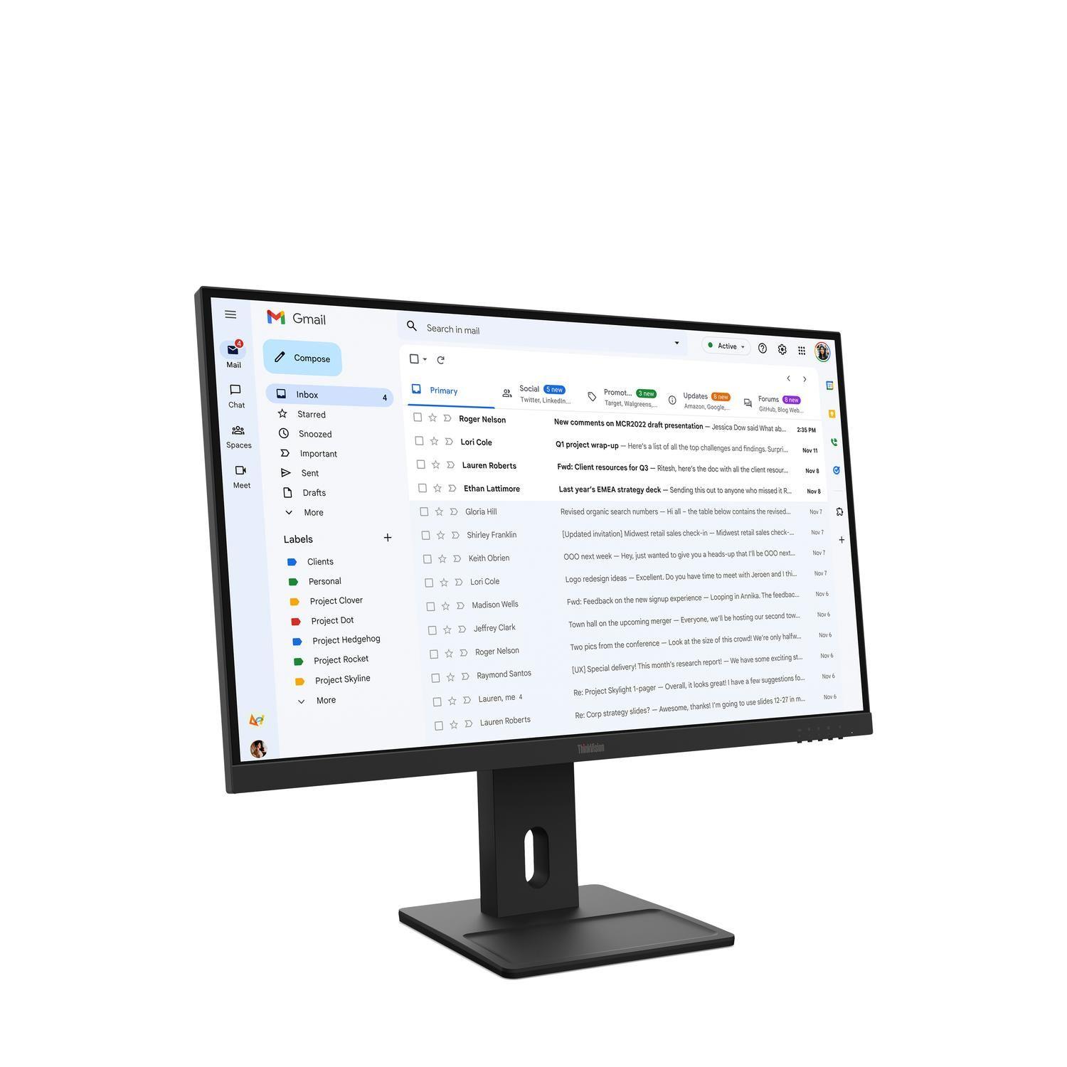 Monitor Lenovo ThinkVision E27-40 27" IPS FHD 100Hz-1