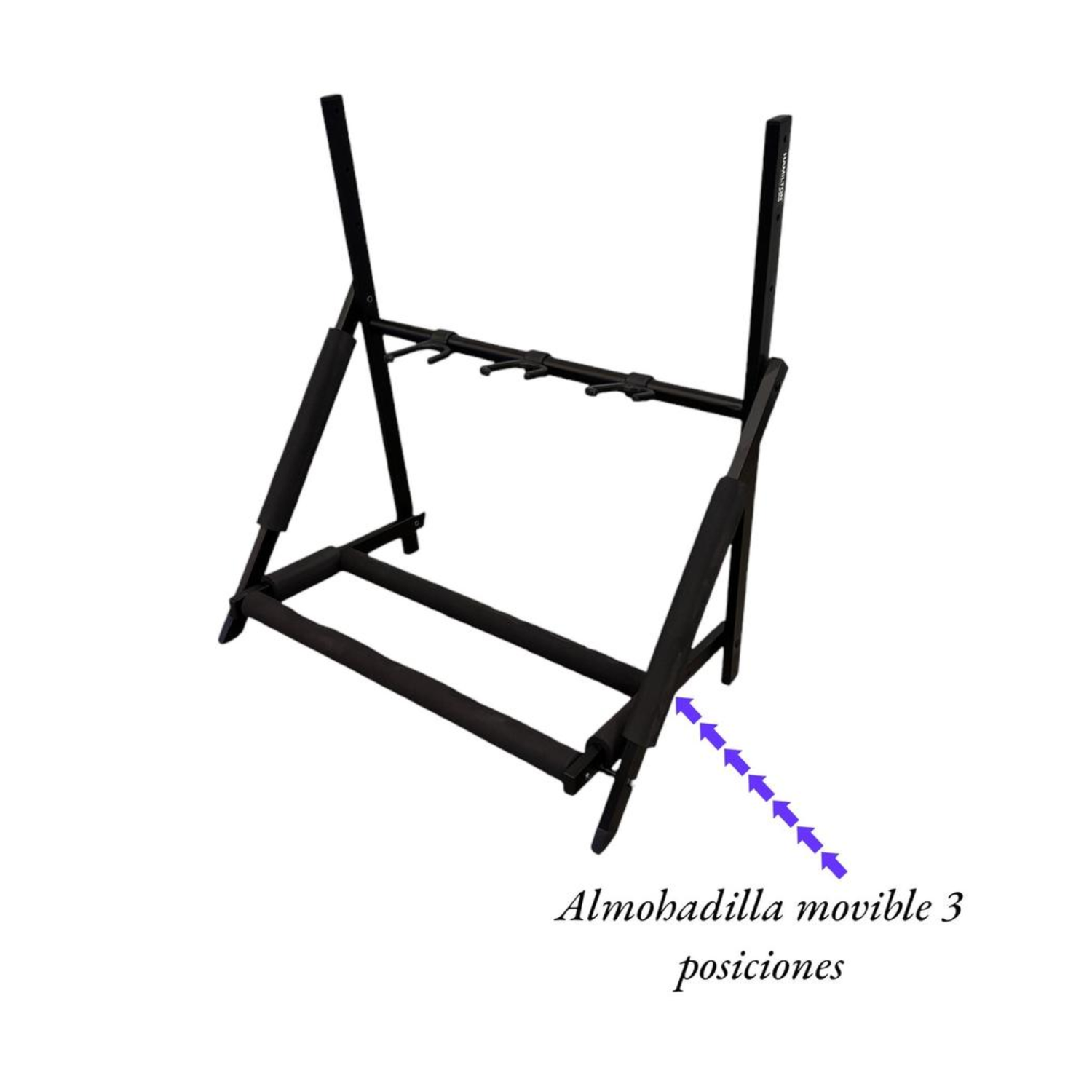 Rack Hamilton para 3 Guitarras Ajustable y Seguro-9