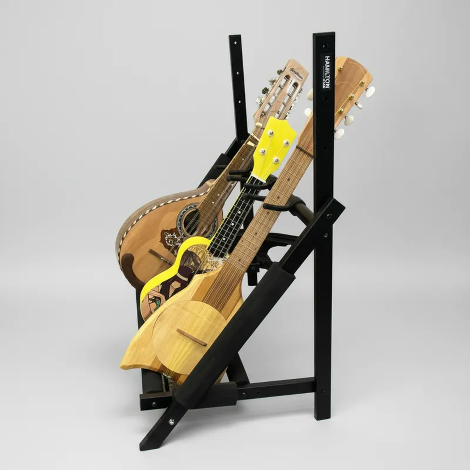 Rack Hamilton para 3 Guitarras Ajustable y Seguro-2