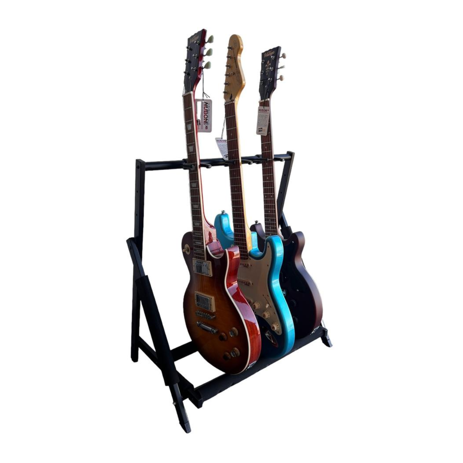 Rack Hamilton para 3 Guitarras Ajustable y Seguro-8