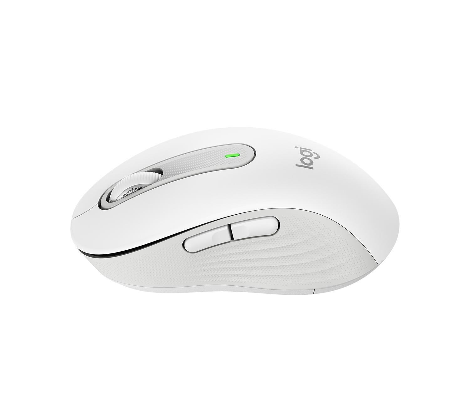 Mouse Logitech Signature M650 Inalámbrico Blanco-3