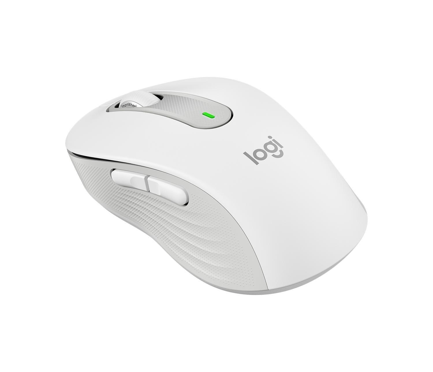 Mouse Logitech Signature M650 Inalámbrico Blanco-5