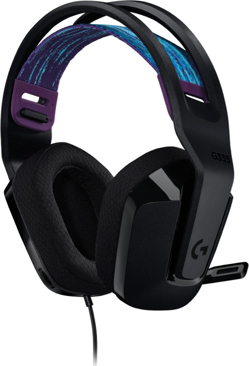 Audífonos G335 Alámbrico Diadema Negro-2