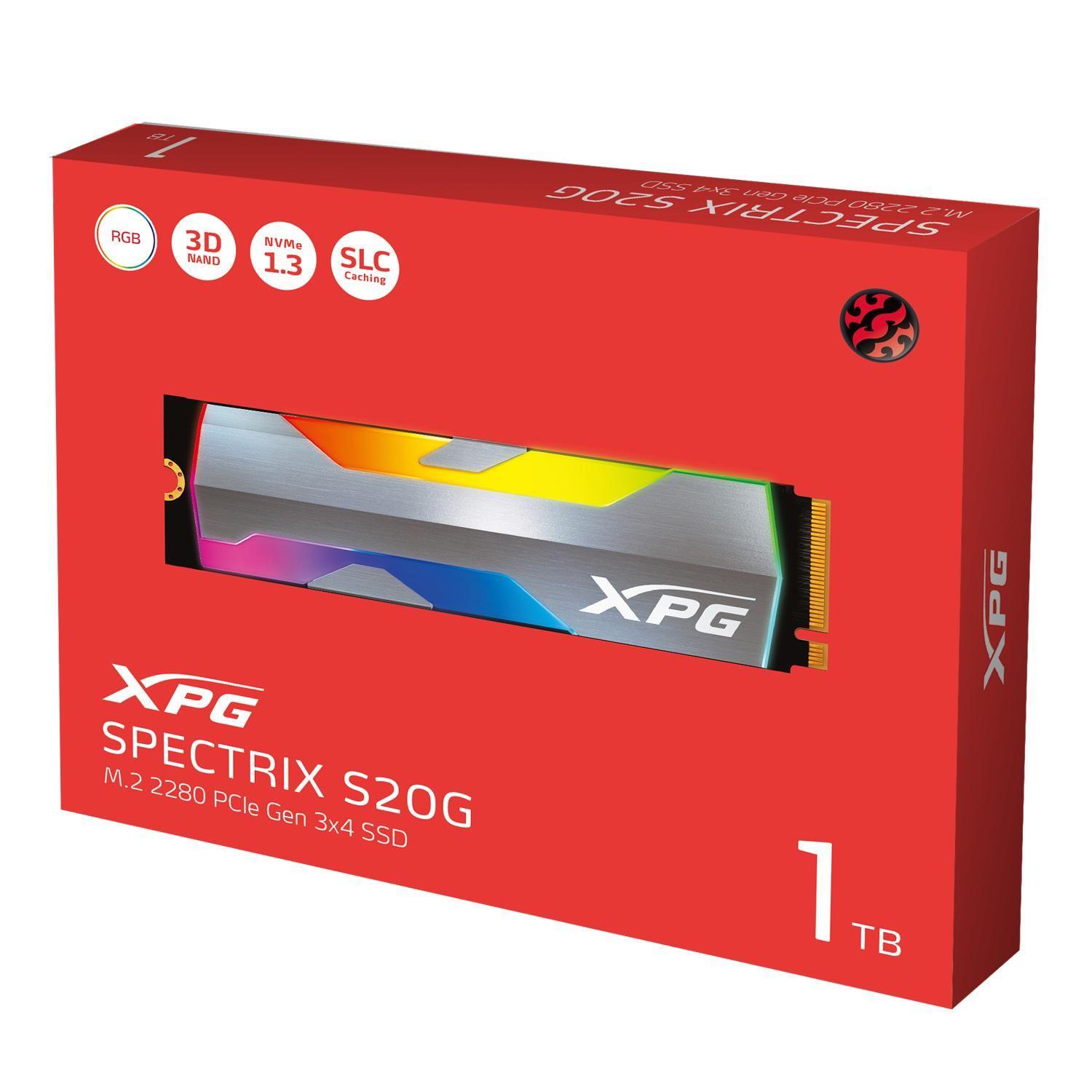 Disco de Estado Sólido SSD Adata XPG SPECTRIX S20G 1 TB M.2-3